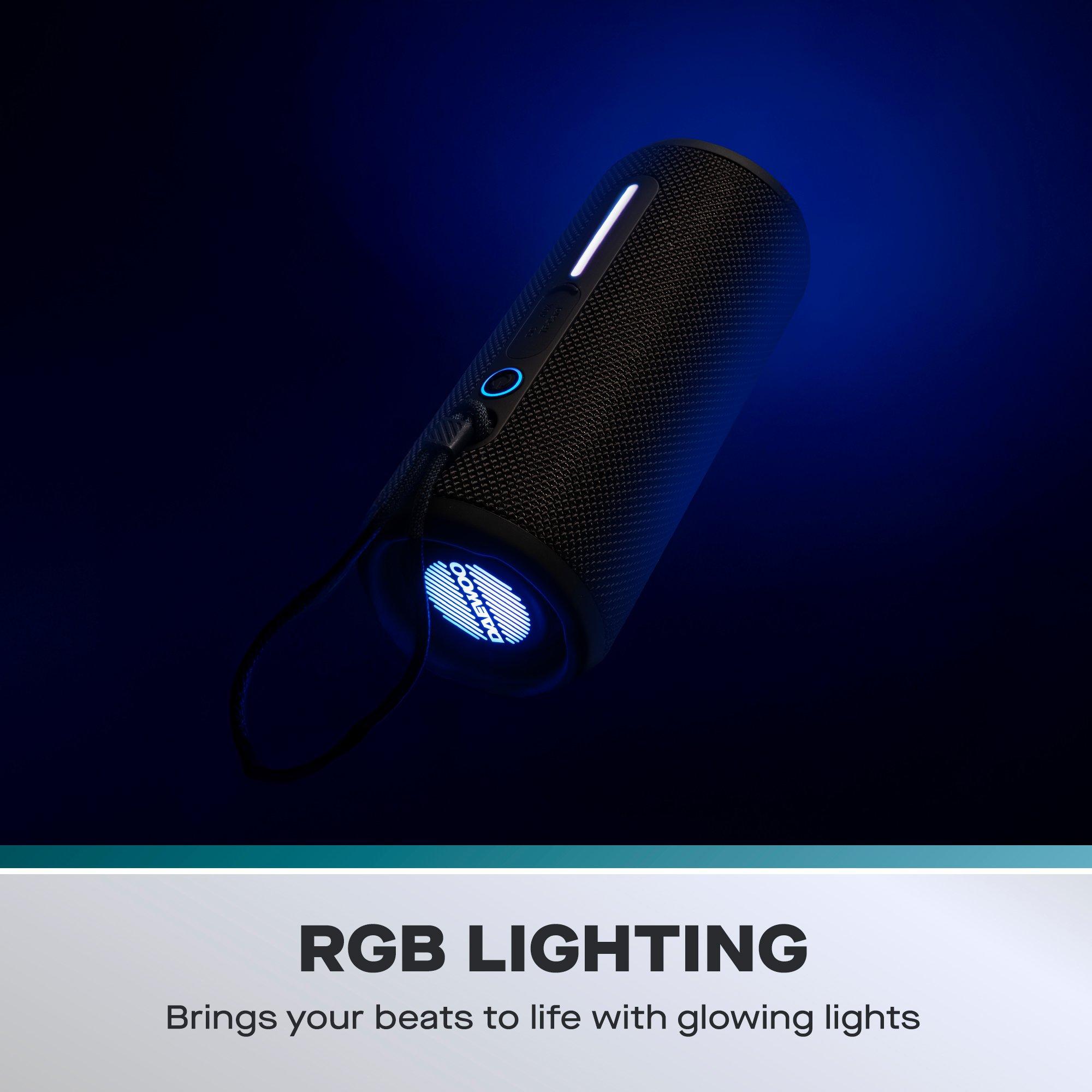 Black - Daewoo Electricals - BOOM BEATS SPLASH 30W STEREO WIRELESS SPEAKER - 3