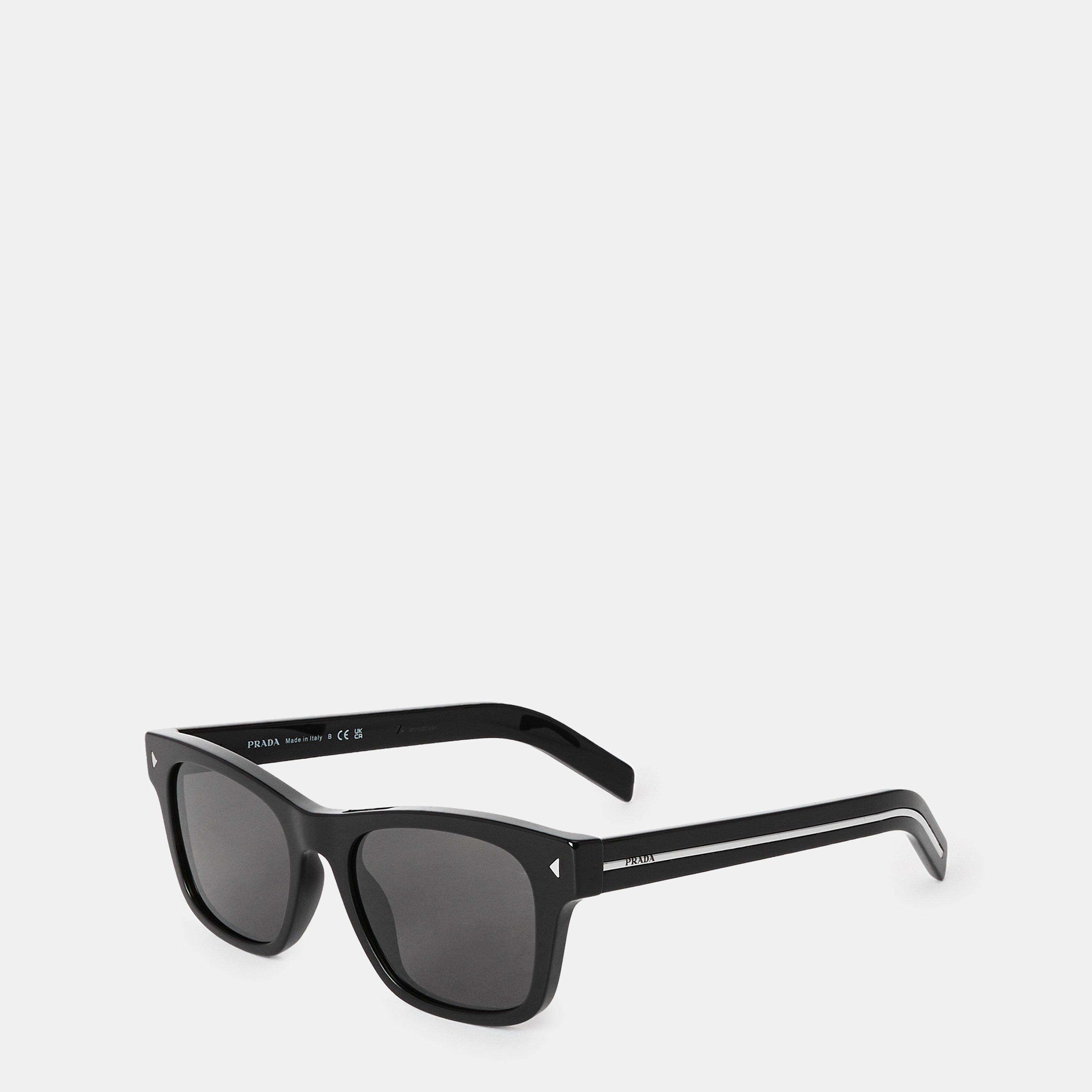 Black - Prada - Square Sunglasses - 1