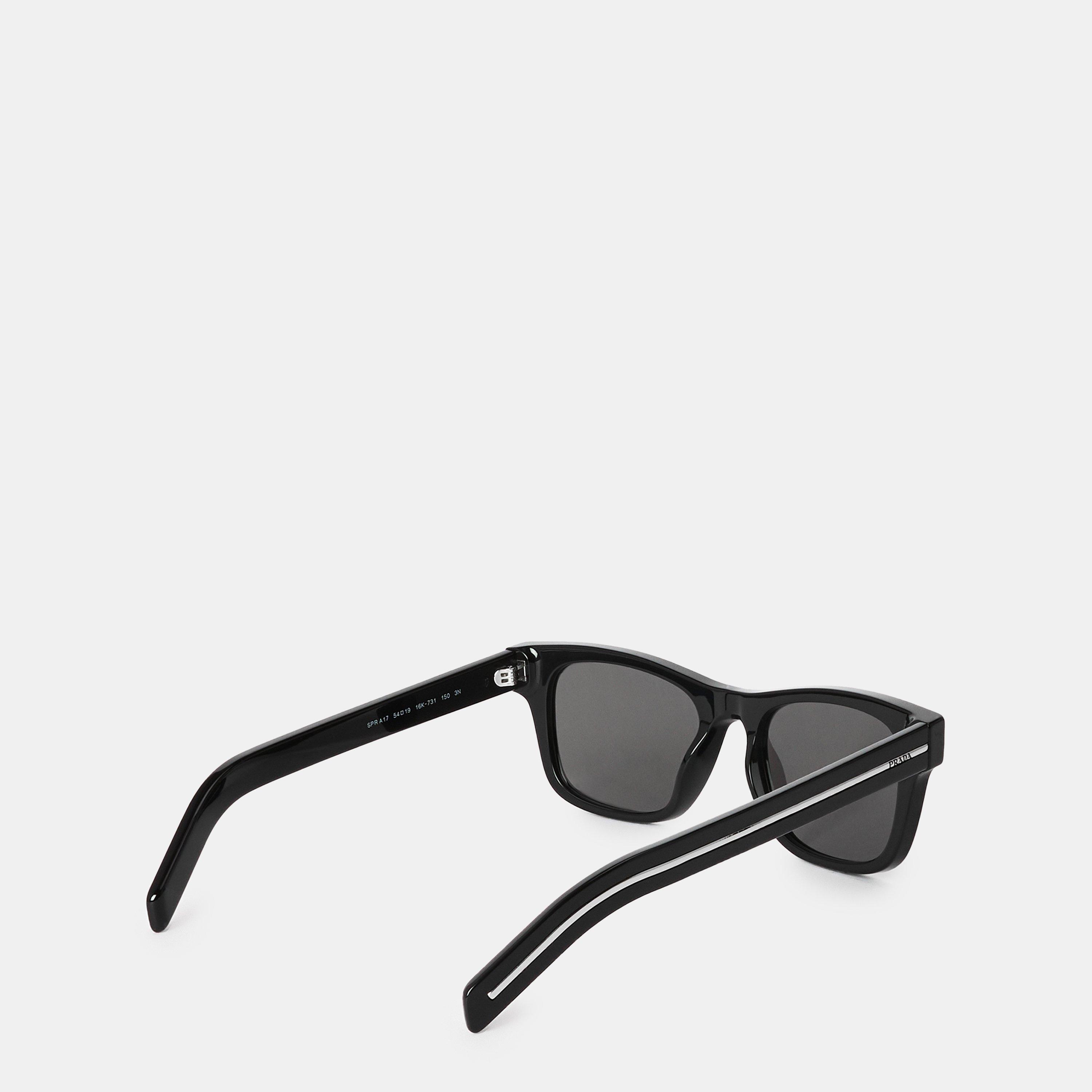 Black - Prada - Square Sunglasses - 2