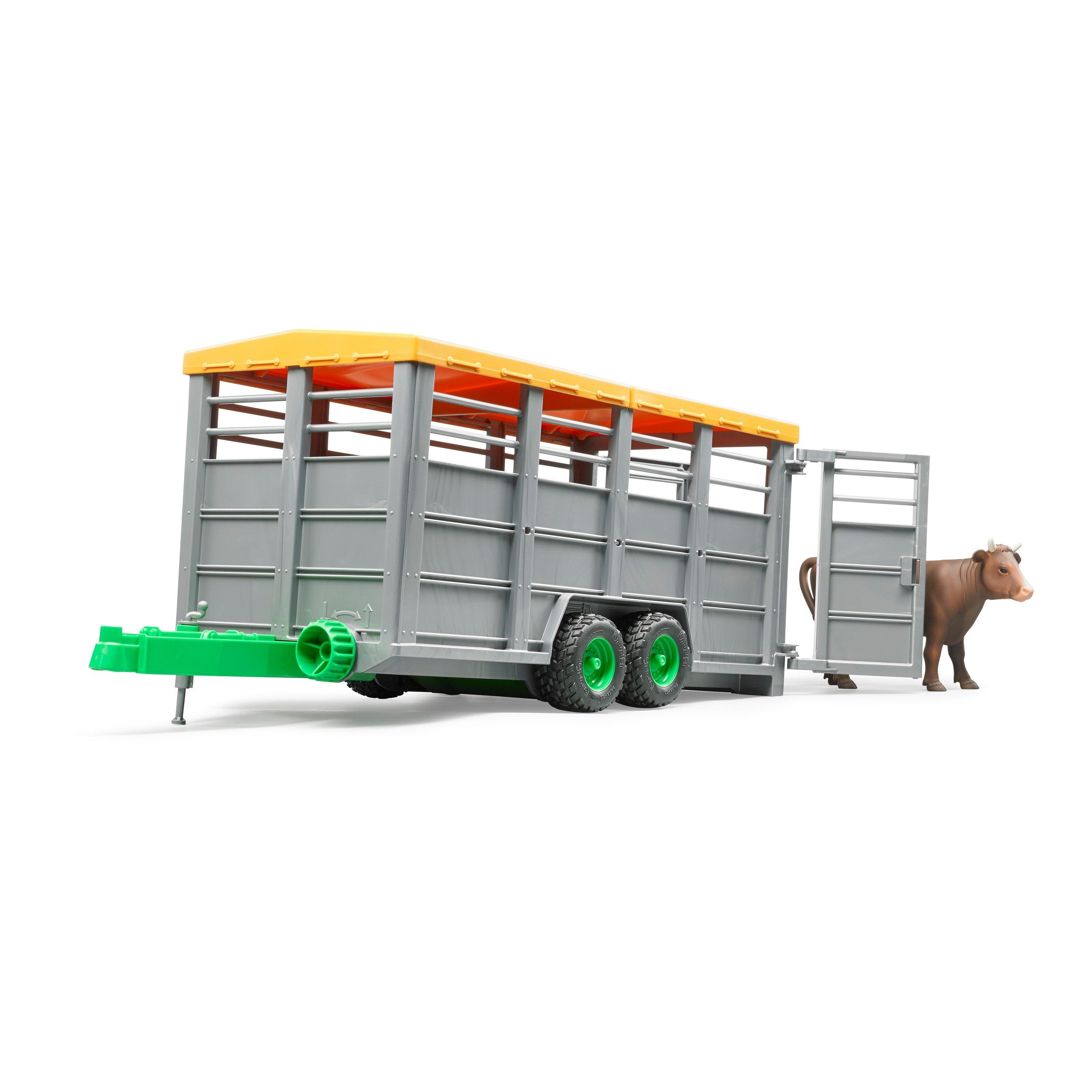 Multi - Bruder - Bruder 1:16 Livestock trailer with 1 cow ¿ Detaile - 2