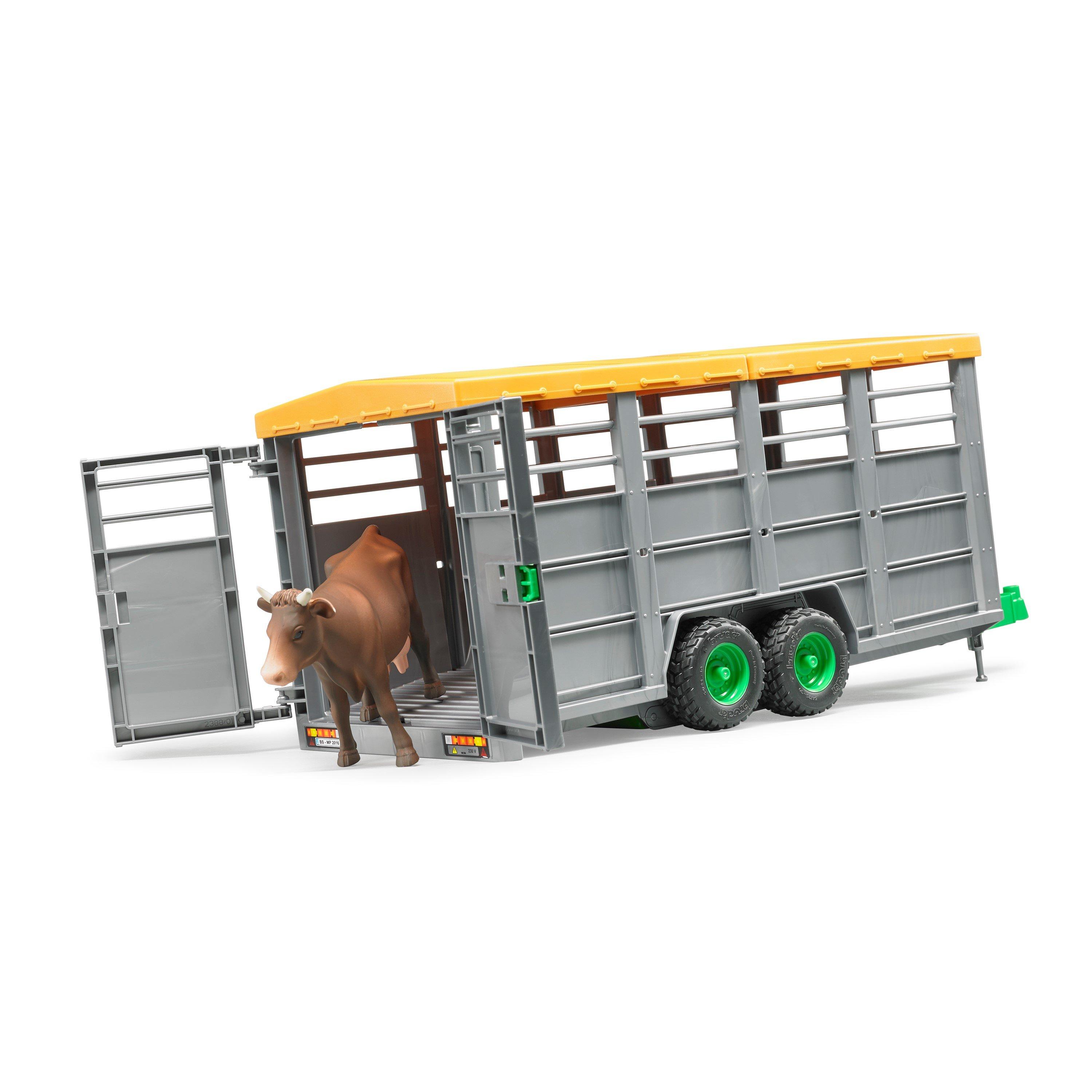 Multi - Bruder - Bruder 1:16 Livestock trailer with 1 cow ¿ Detaile - 3