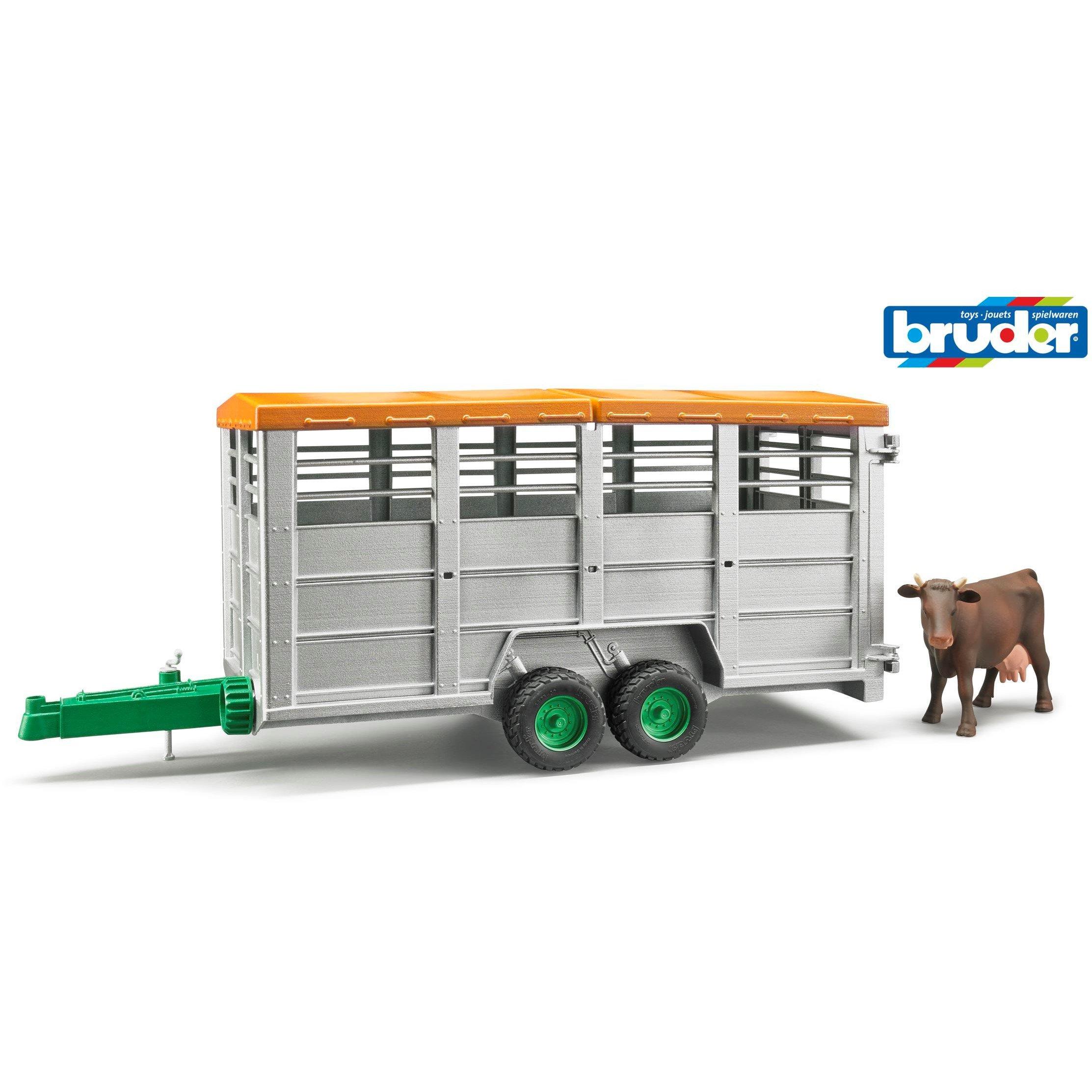 Multi - Bruder - Bruder 1:16 Livestock trailer with 1 cow ¿ Detaile - 6