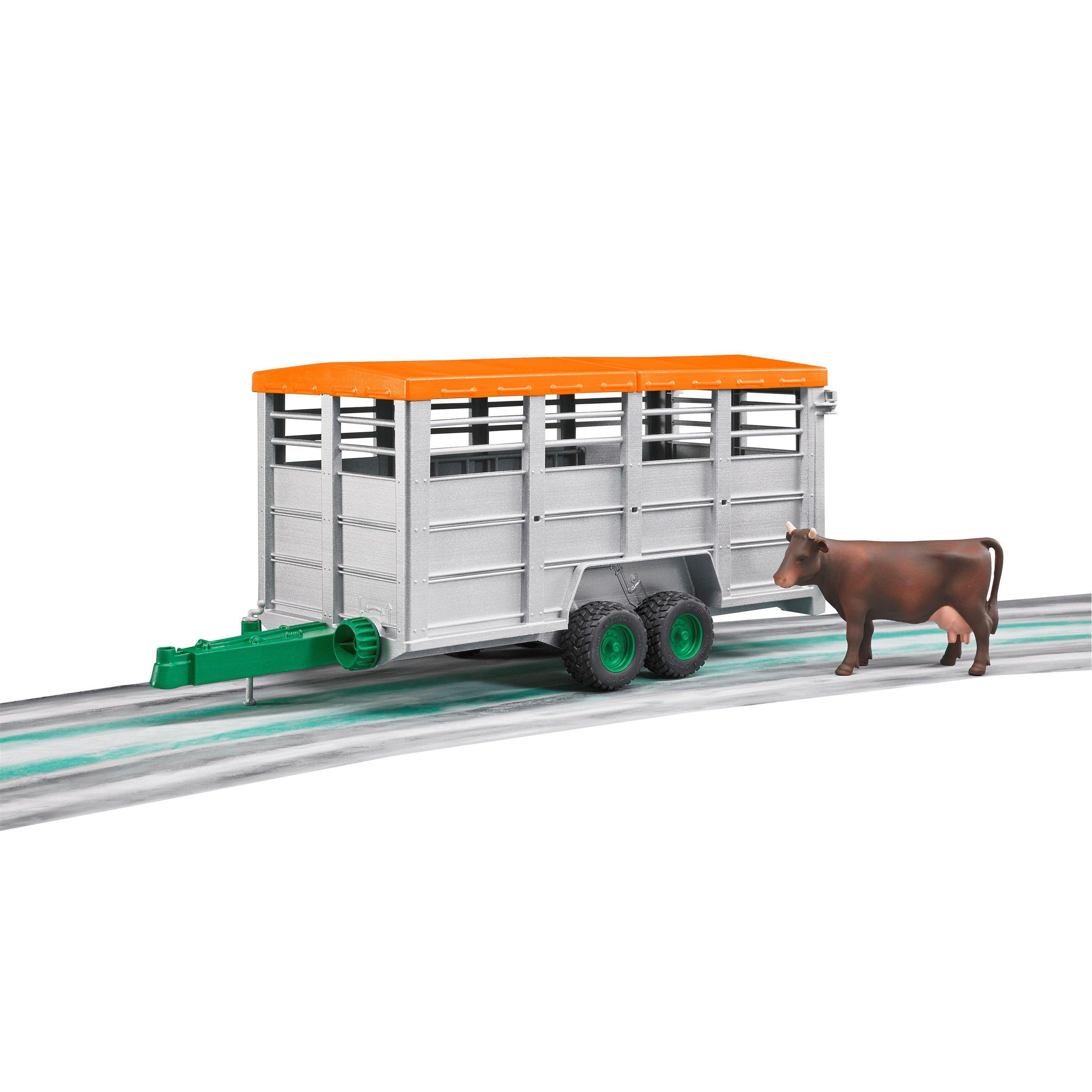 Multi - Bruder - Bruder 1:16 Livestock trailer with 1 cow ¿ Detaile - 7