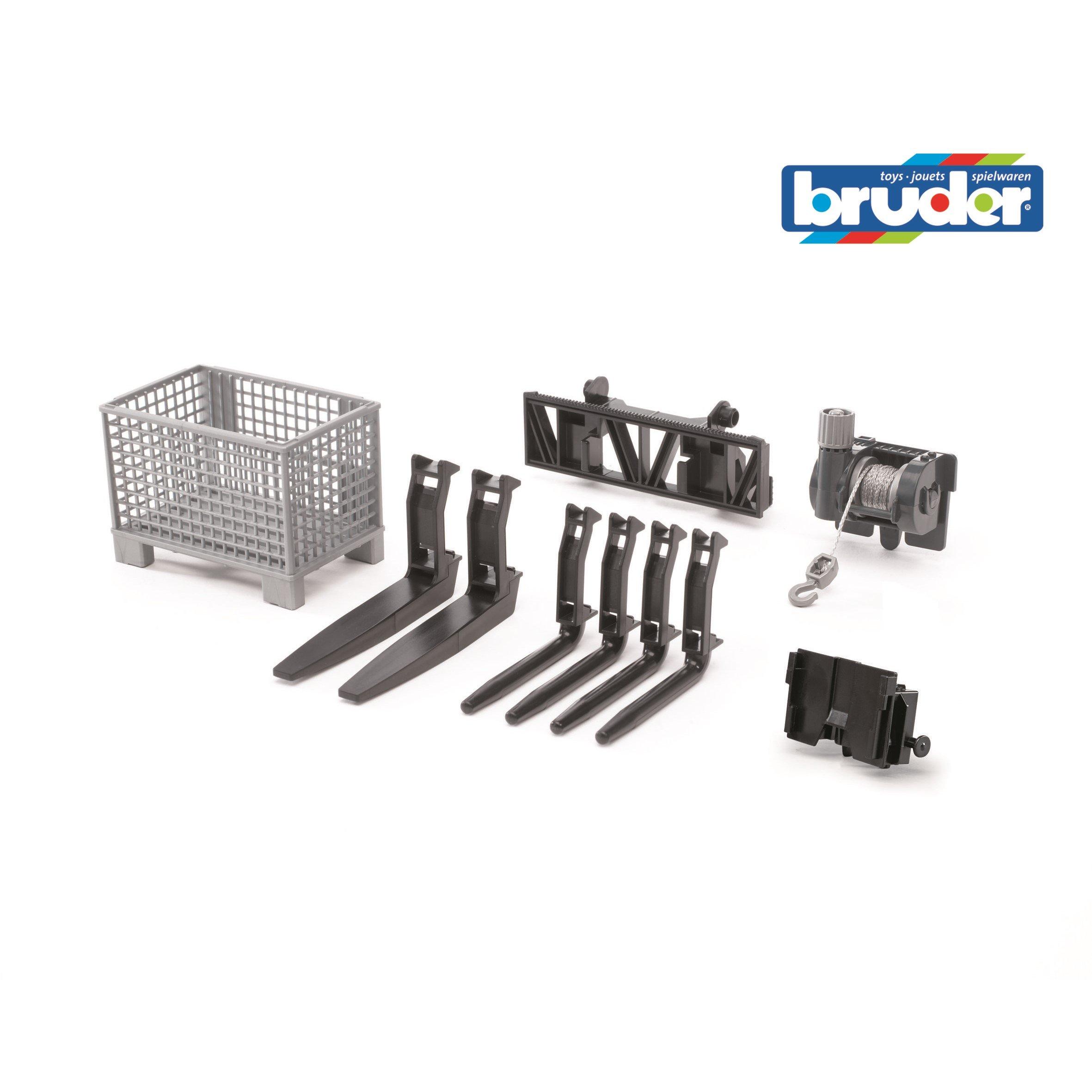 Multi - Bruder - Bruder 1:16 Accessories: Boy-type pallet winch an