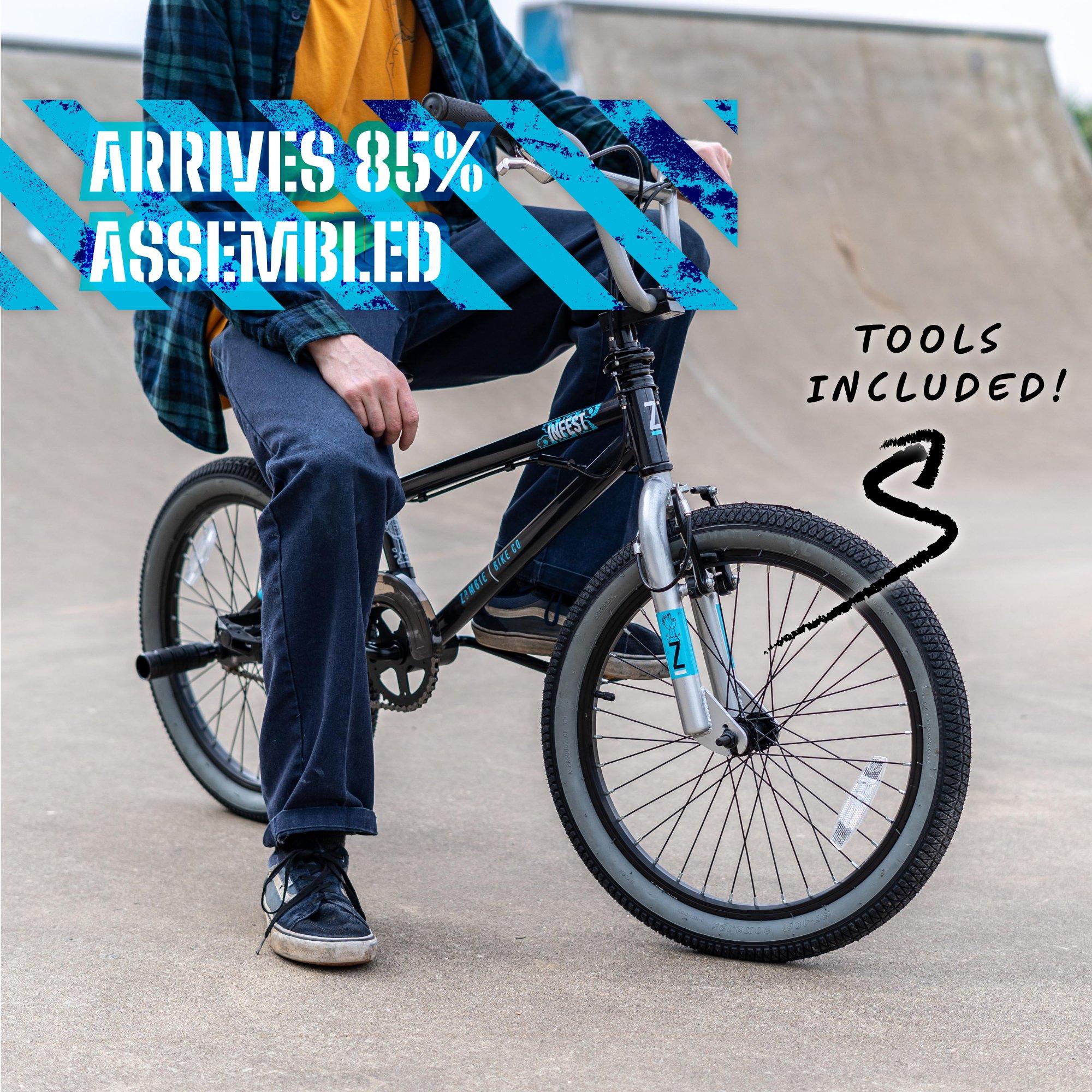 Black - Zombie - Zombie Infest BMX Bike - 6