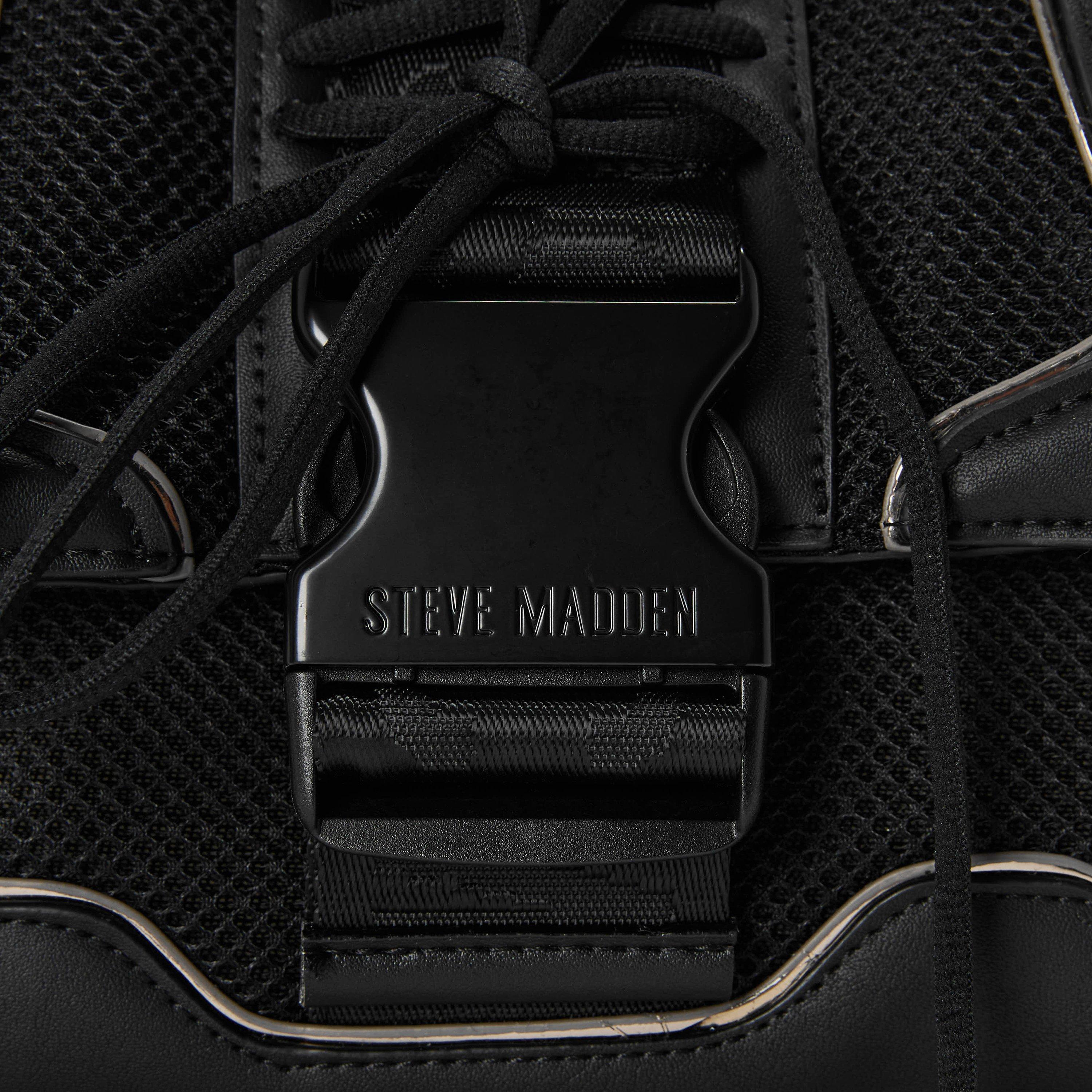 Black/Silver - Steve Madden - Women's Bdiego Top Handle Bag - 3