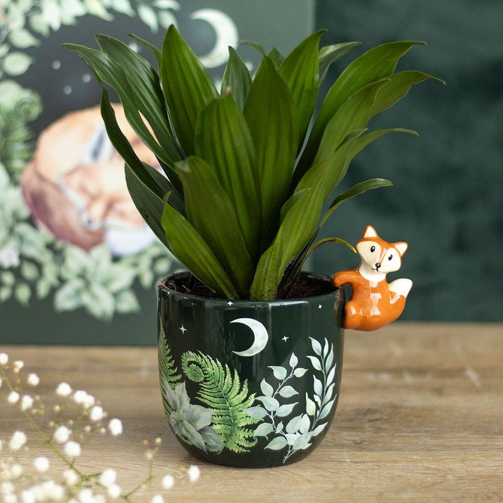 Something Different  Forest Plant Pot With Fox Green
