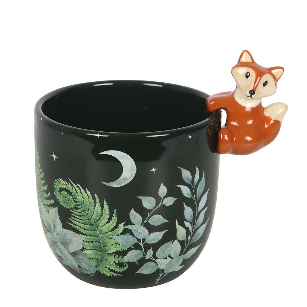 Green - Something Different - Green Forest Plant Pot with Fox - 2