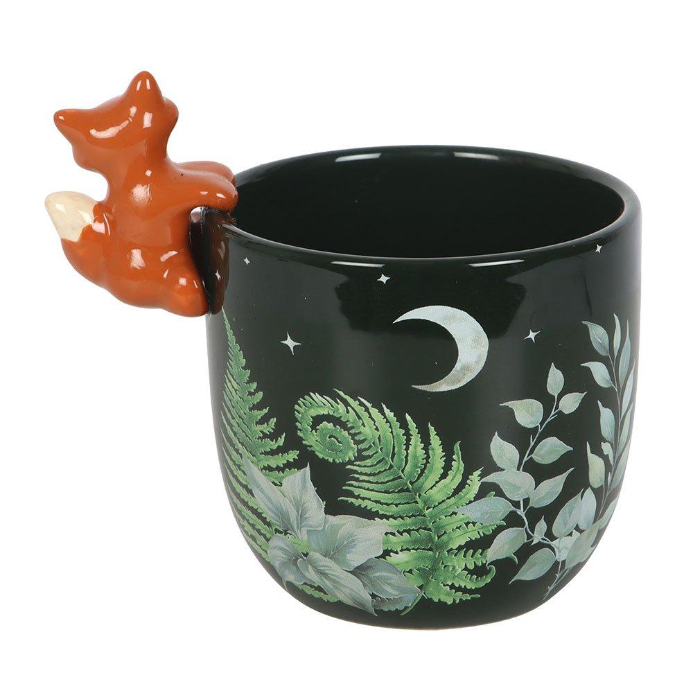 Green - Something Different - Green Forest Plant Pot with Fox - 4