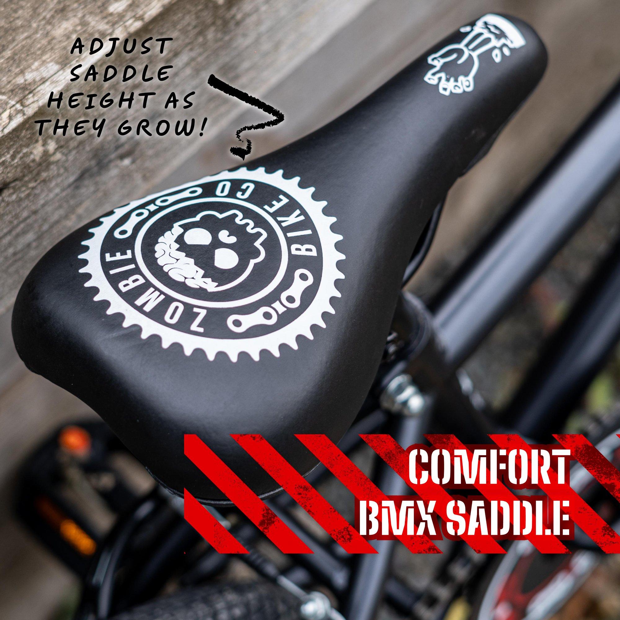 Black - Zombie - Zombie Plague Black/Red BMX Bike - 4