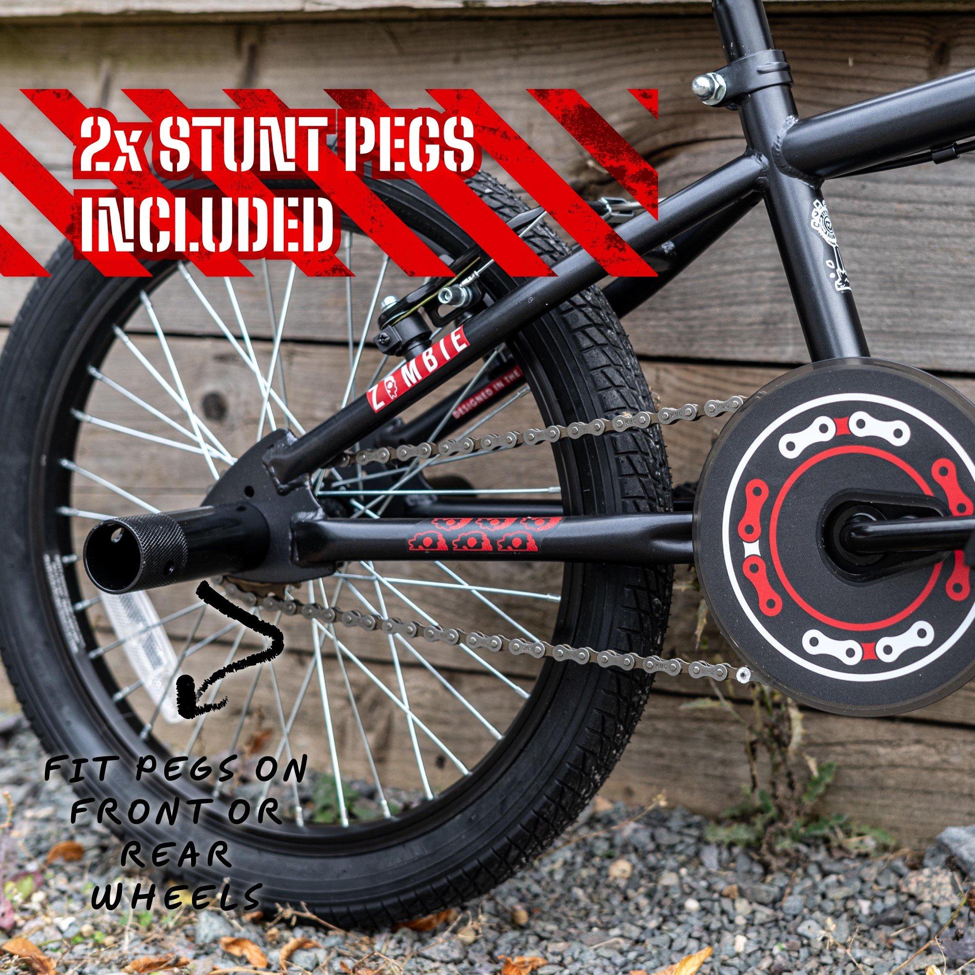 Black - Zombie - Zombie Plague Black/Red BMX Bike - 5