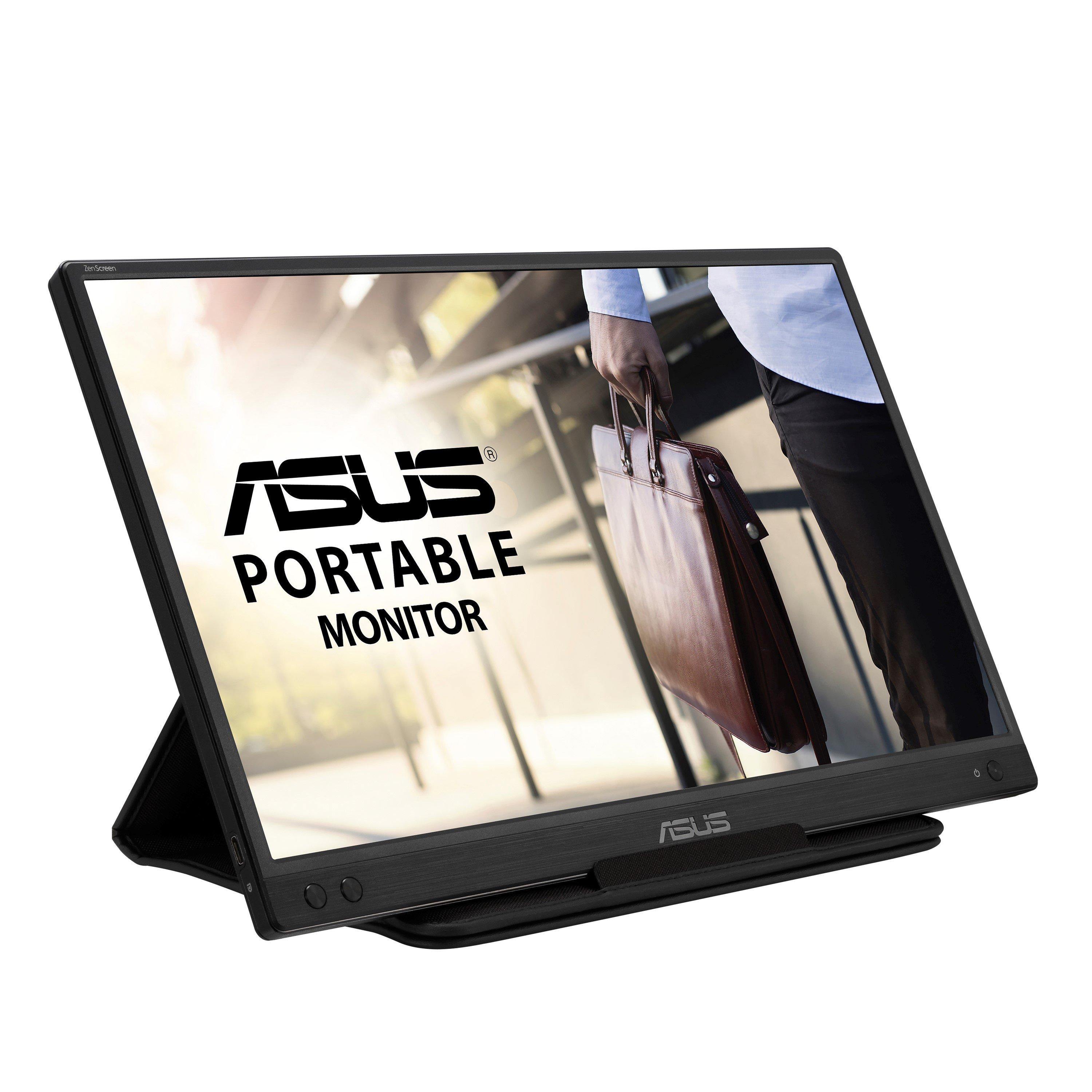 Black - ASUS - ZenScreen MB166C 15.6 inch Portable USB-C Monitor - 1