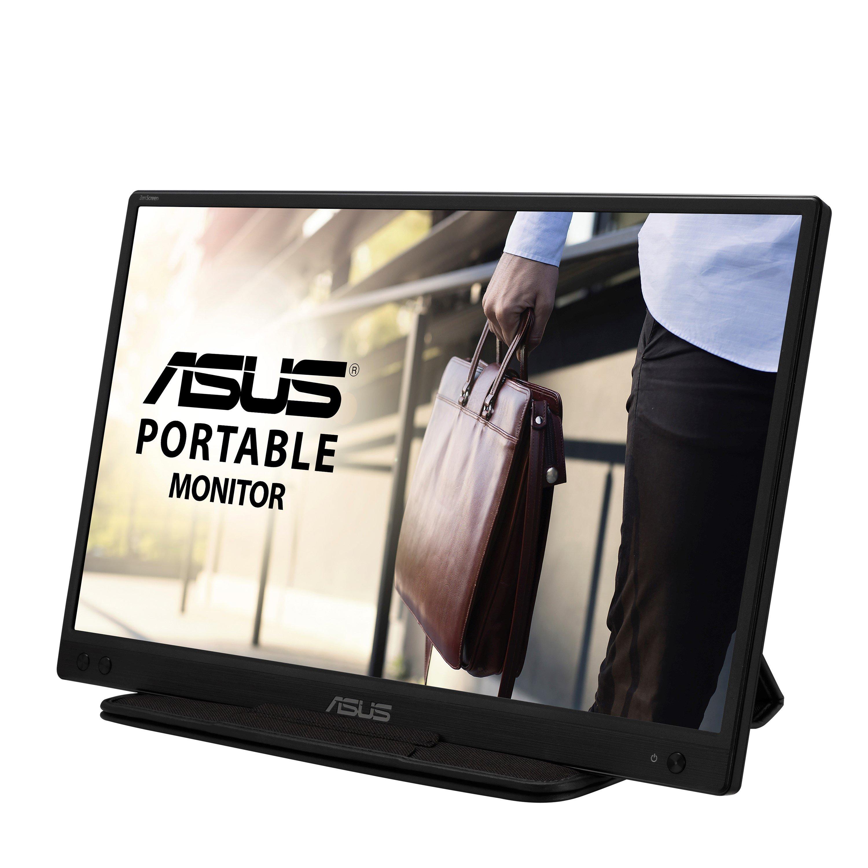 Black - ASUS - ZenScreen MB166C 15.6 inch Portable USB-C Monitor - 2
