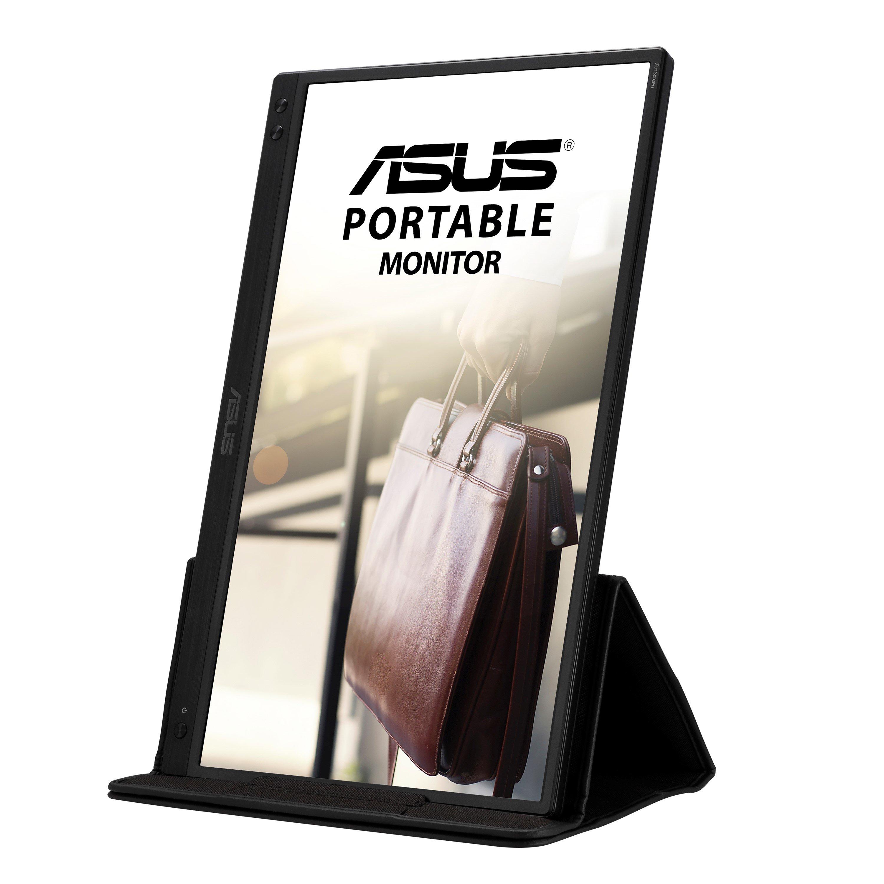 Black - ASUS - ZenScreen MB166C 15.6 inch Portable USB-C Monitor - 4