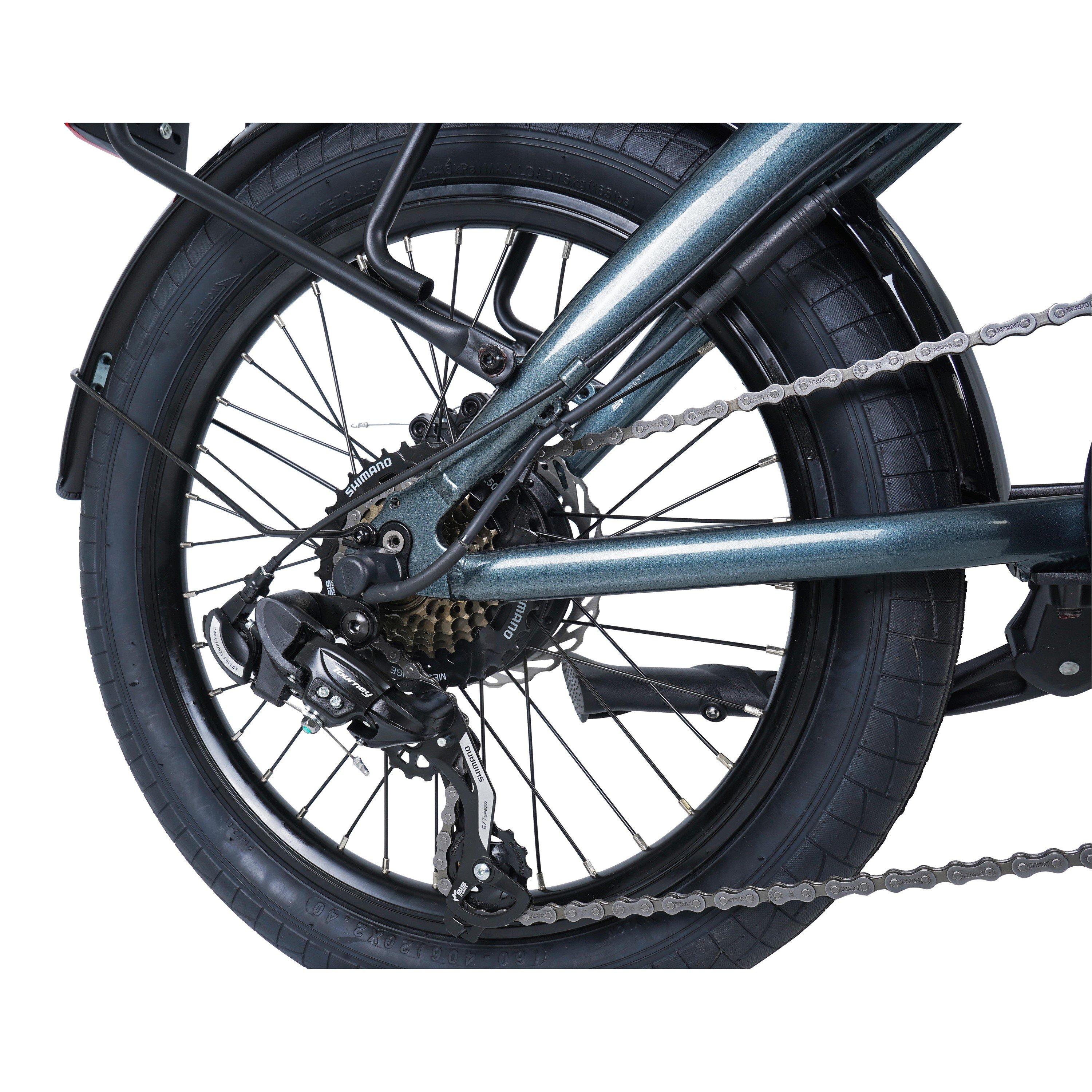 Grey - Dawes - Dawes Arc Electric Folding Bike - 4
