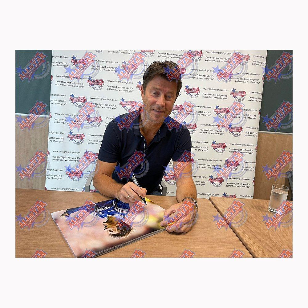 Navy Blue - AllStarSignings Ltd - Brian Laudrup signed & framed Glasgow Rangers phot - 2