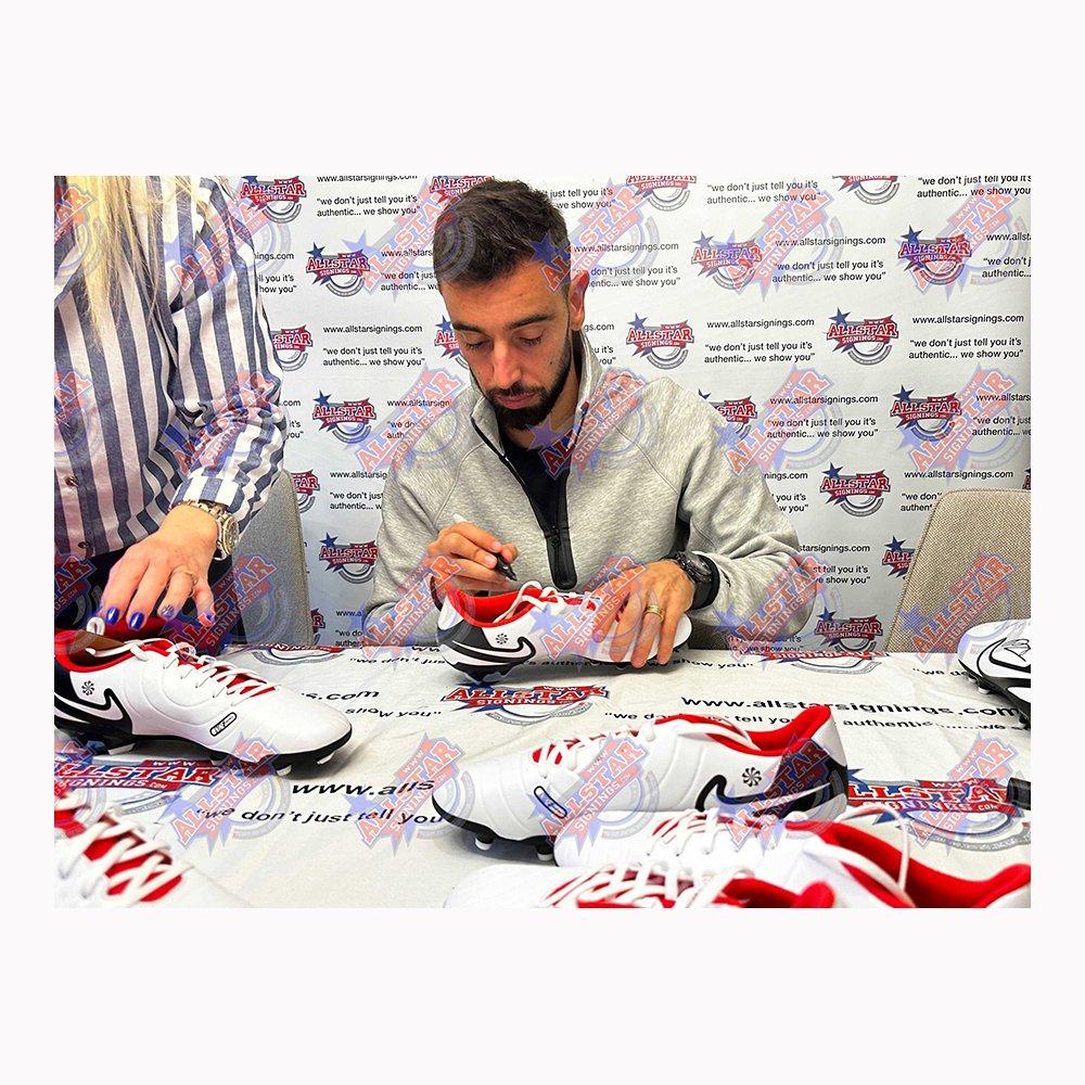 White - AllStarSignings Ltd - Bruno Fernandes signed & framed Nike football boot - 2