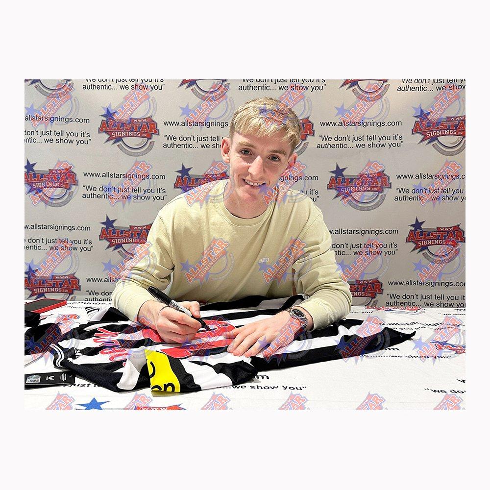 Black - AllStarSignings Ltd - Anthony Gordon signed & framed Newcastle United sh - 2