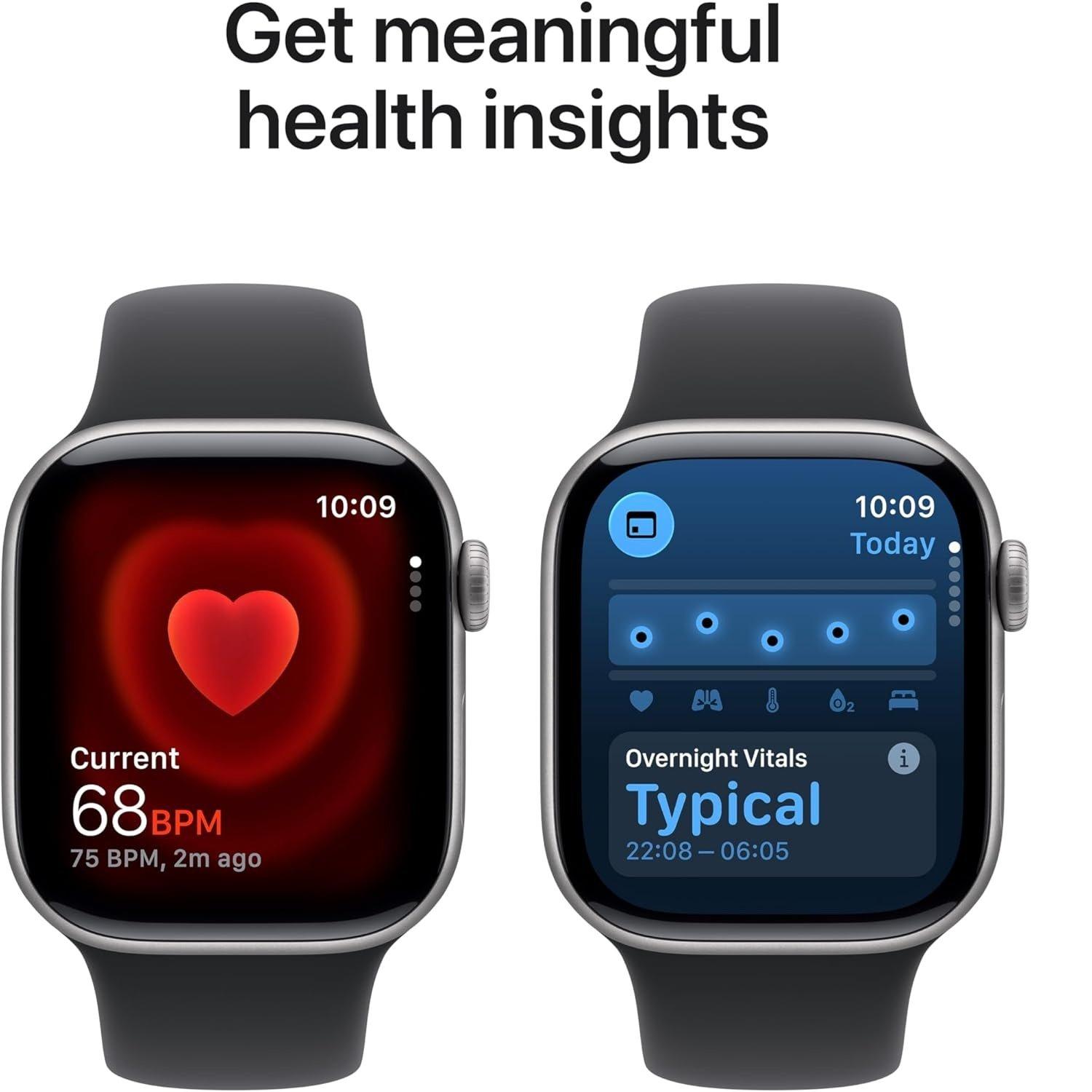 Space Grey - Apple - Watch Series 11 GPS 42mm Aluminium Sport Band S/M - 4