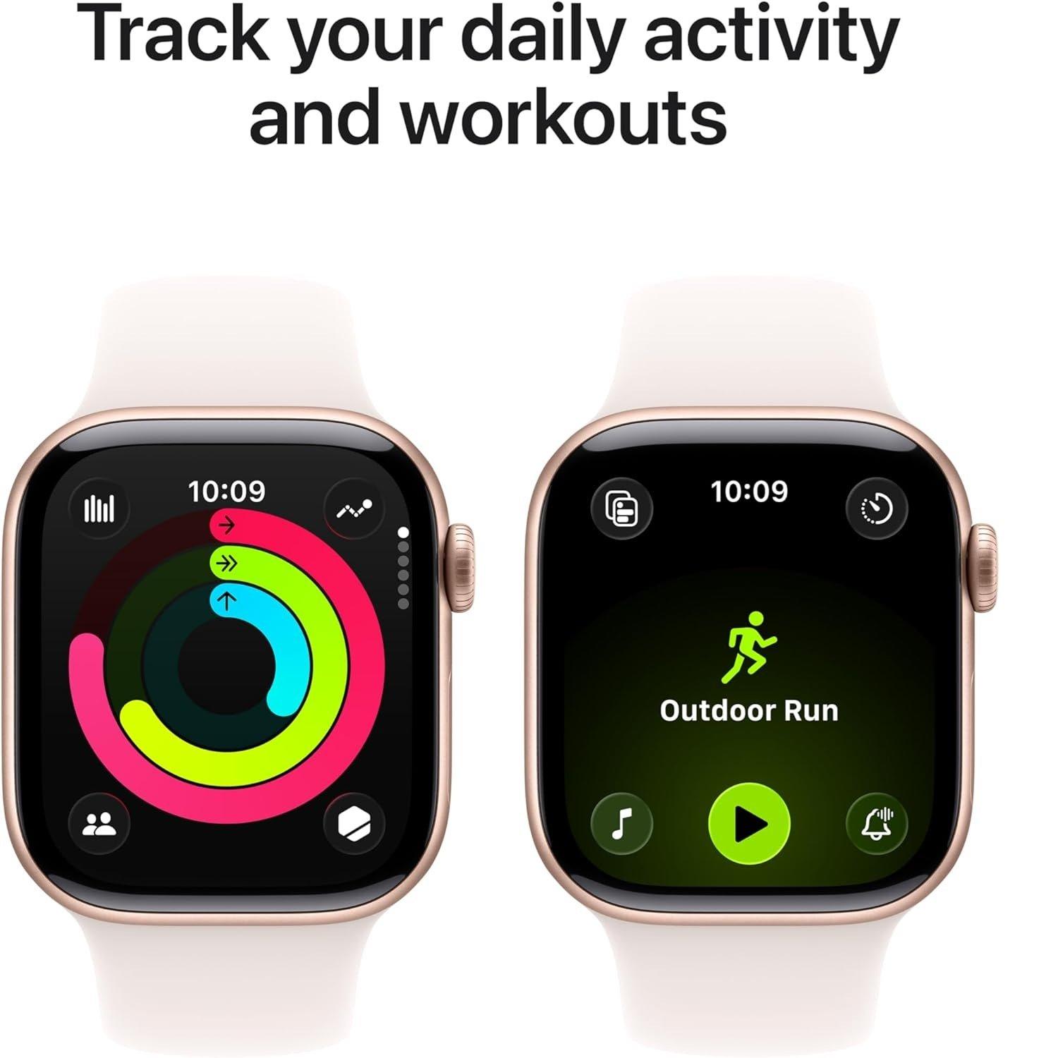 Rose Gold - Apple - Watch Series 11 GPS 42mm Aluminium Sport Band M/L - 3