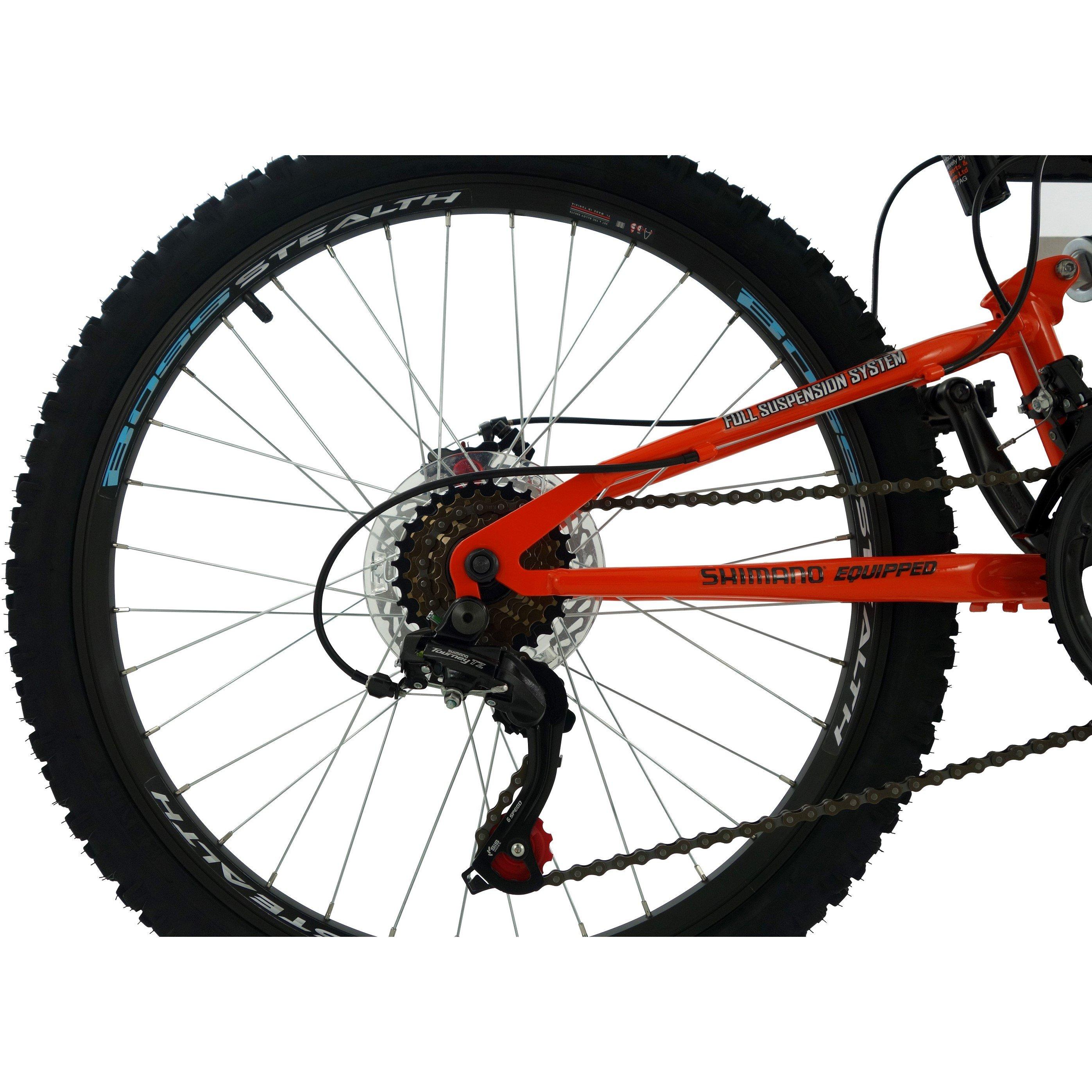 Black - Boss - Boss Stealth 24 Mountain Bike - 4