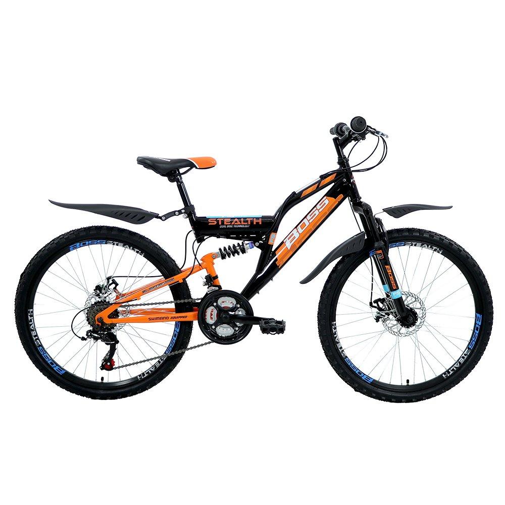 Black - Boss Bikes - Boss Stealth 24 Mountain Bike - 9