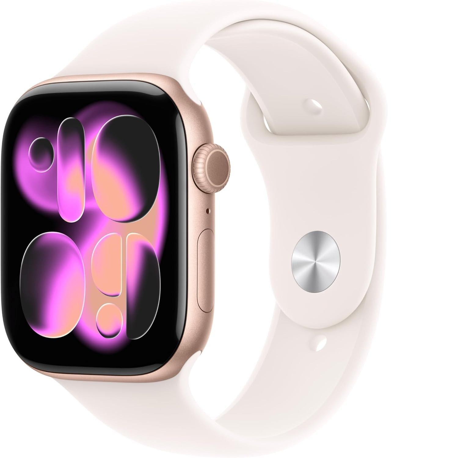 Apple  Watch Series 11 Gps 46Mm Aluminium Sport Band S/M - Rose Gold - 46mm S/M