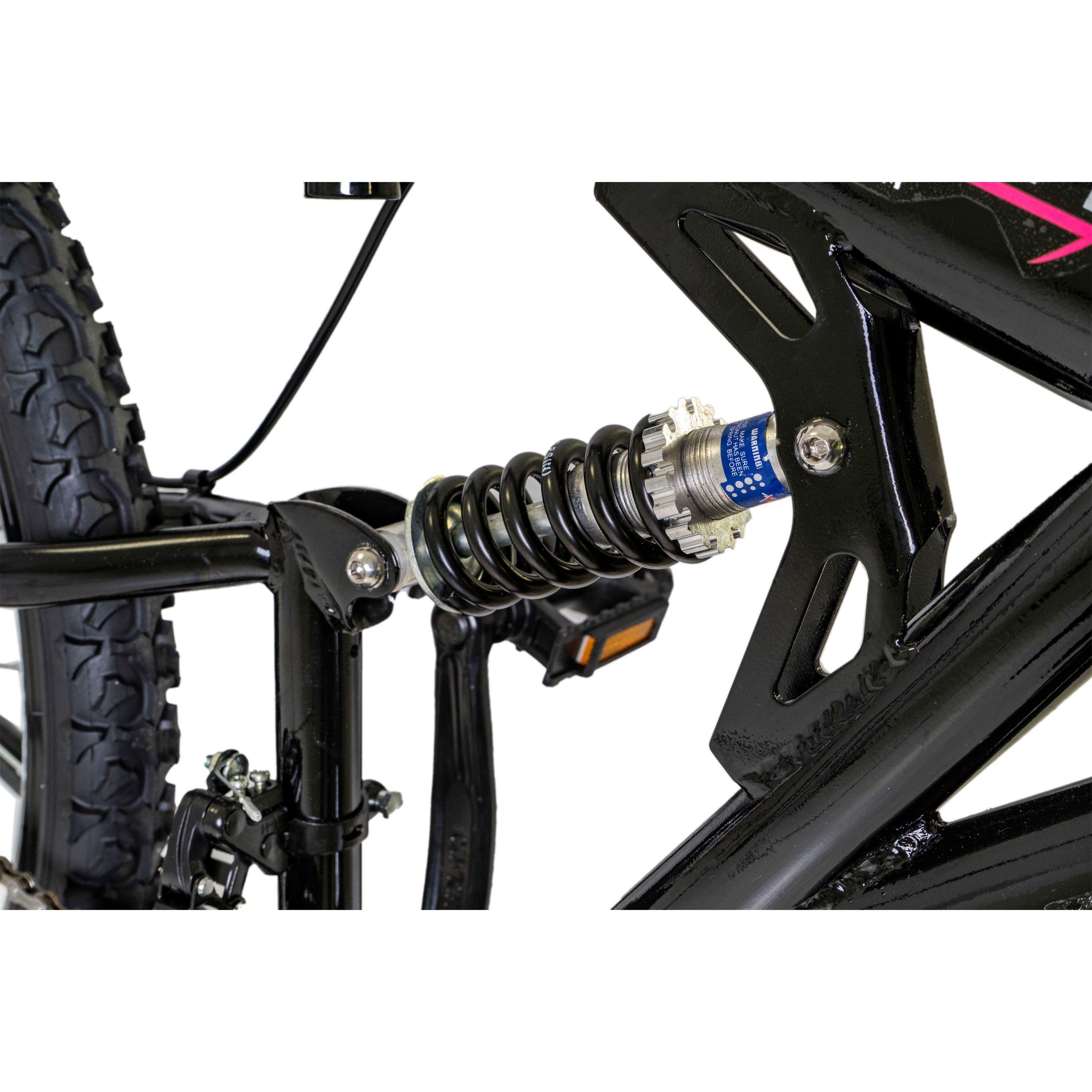 Black - Boss - Boss Stealth 26 Mountain Bike - Black/Pink - 5