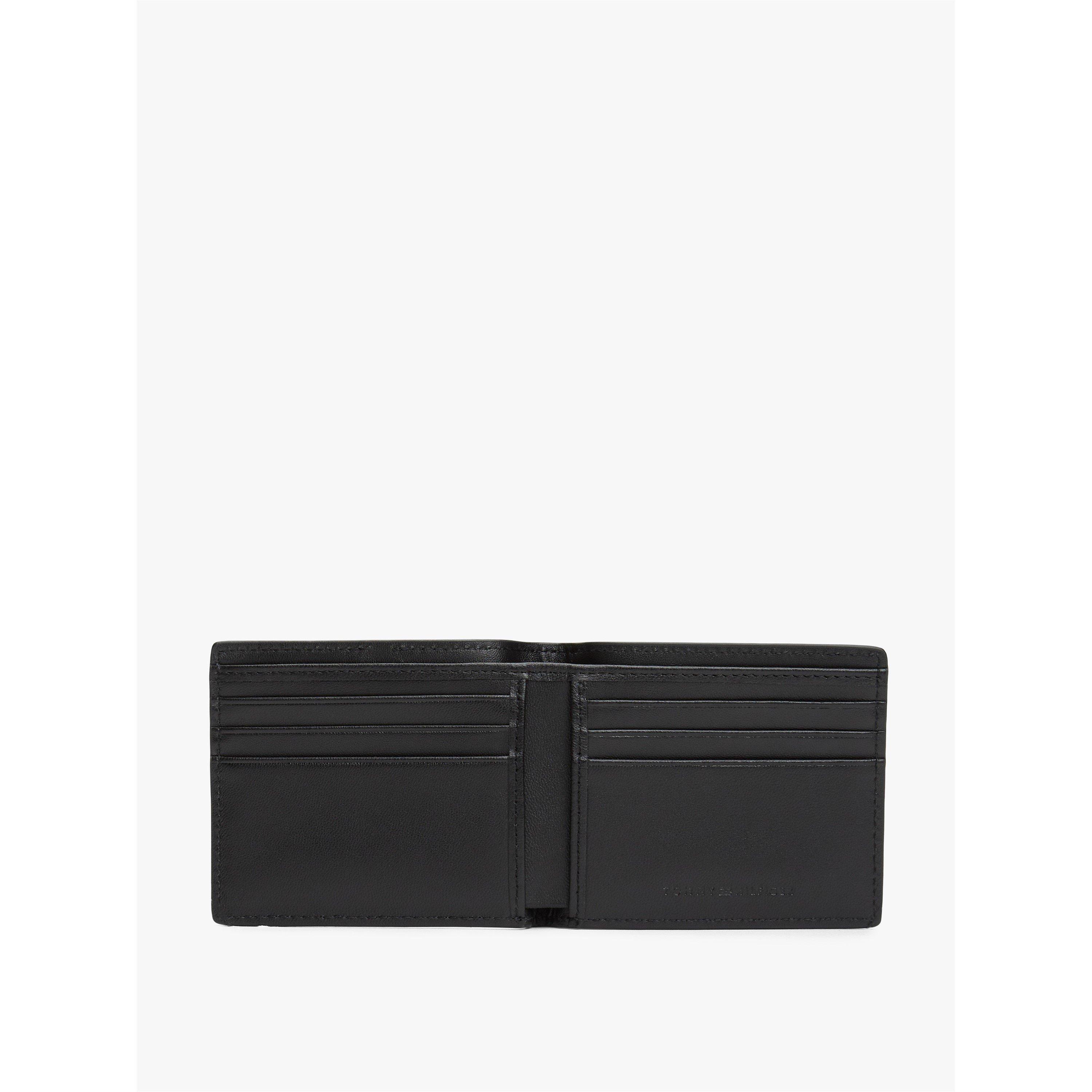 Black - Tommy Hilfiger - Corp Bifold Leather Wallet - 2