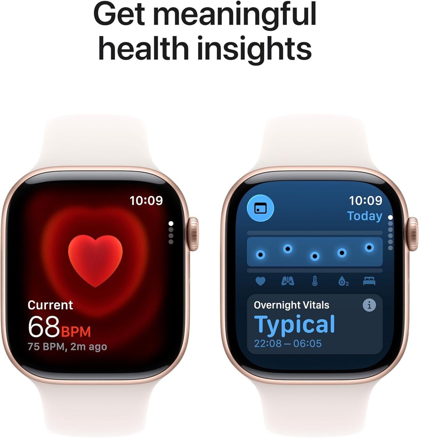 Rose Gold - Apple - Watch Series 11 GPS 46mm Aluminium Sport Band M/L - 4