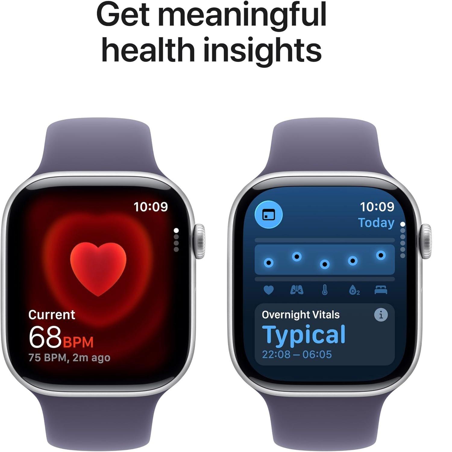 Purple Fog - Apple - Watch Series 11 GPS 46mm Aluminium Sport Band M/L - 4