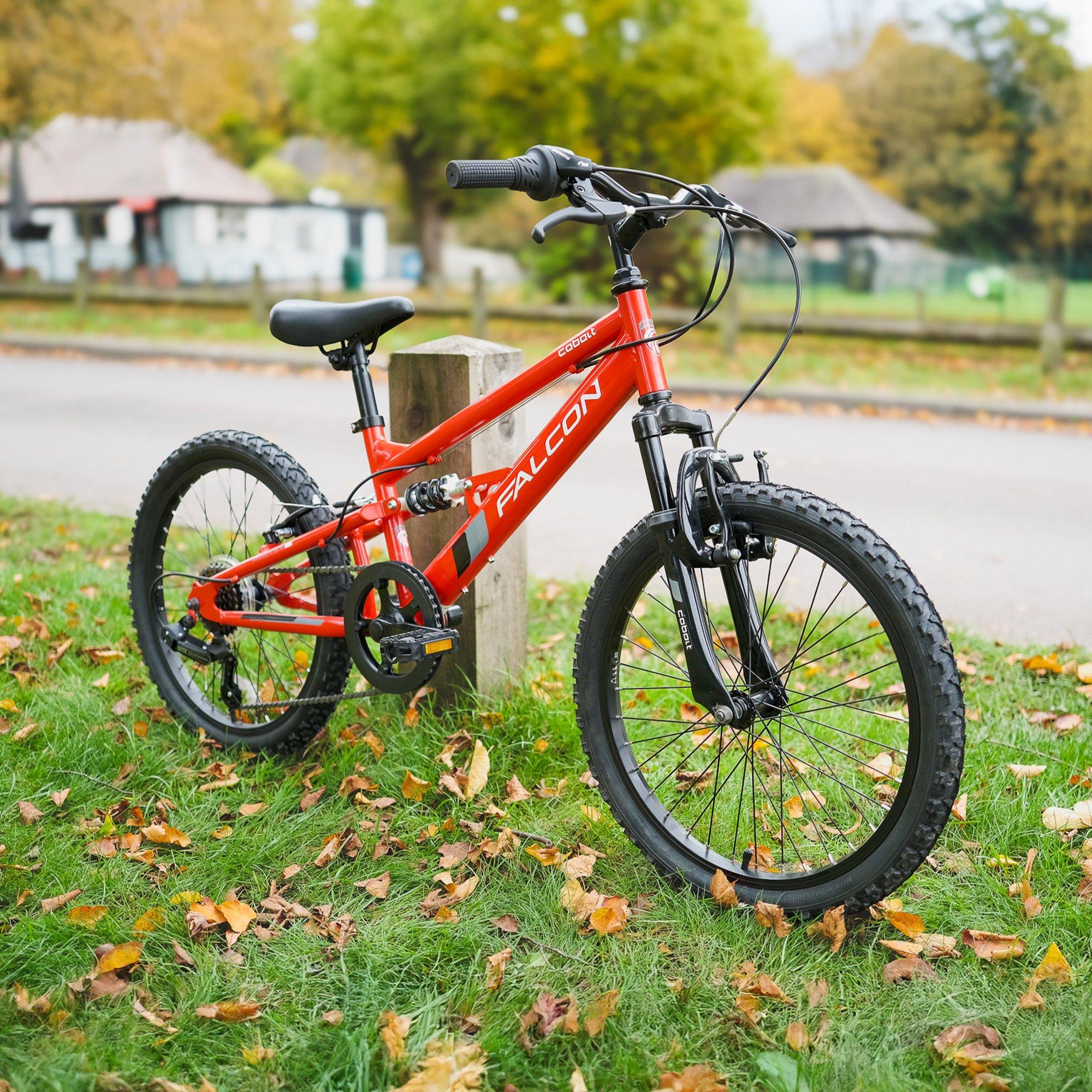 Red - Falcon Enamelware - Falcon Cobalt 20 Kids Mountain Bike - 2