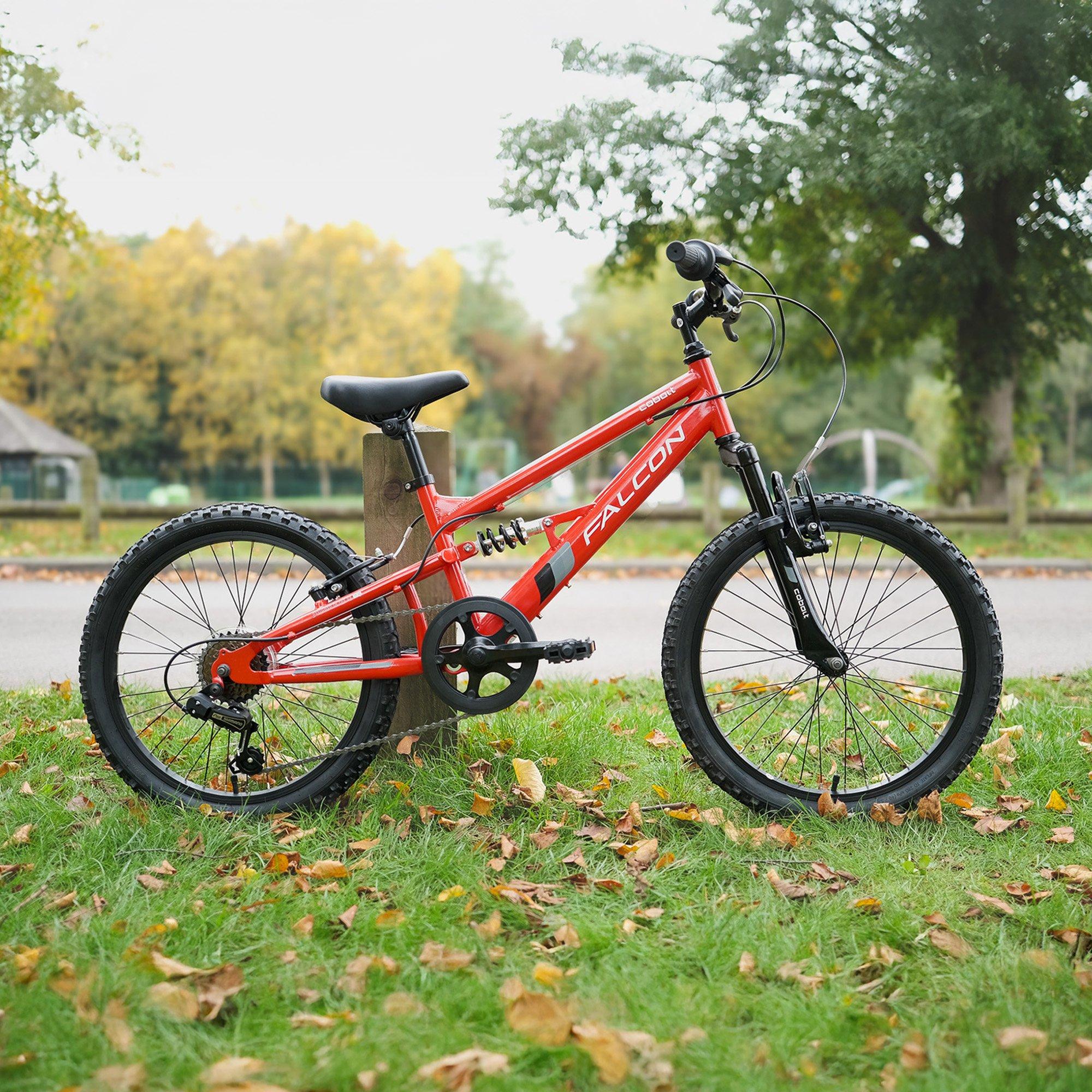 Red - Falcon Enamelware - Falcon Cobalt 20 Kids Mountain Bike - 3