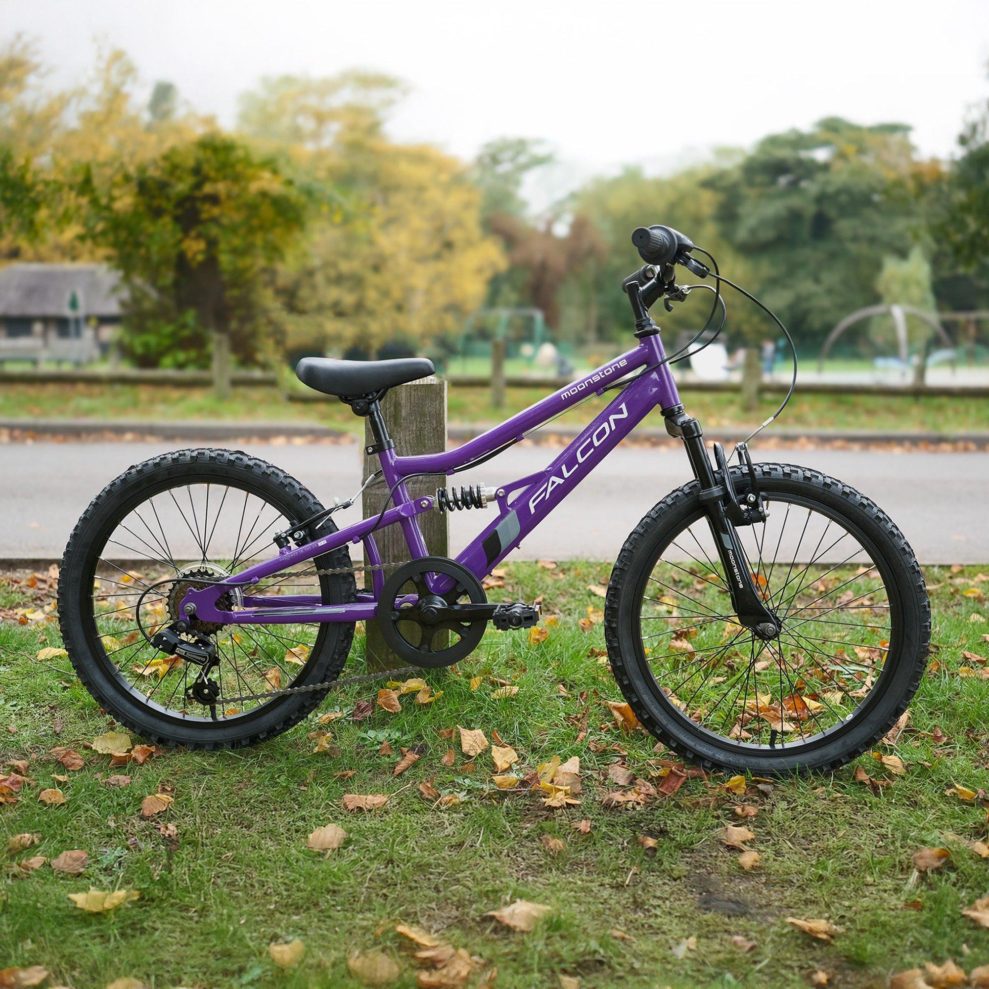 Purple - Falcon Enamelware - Falcon Moonstone 20 Kids Mountain Bike - 3