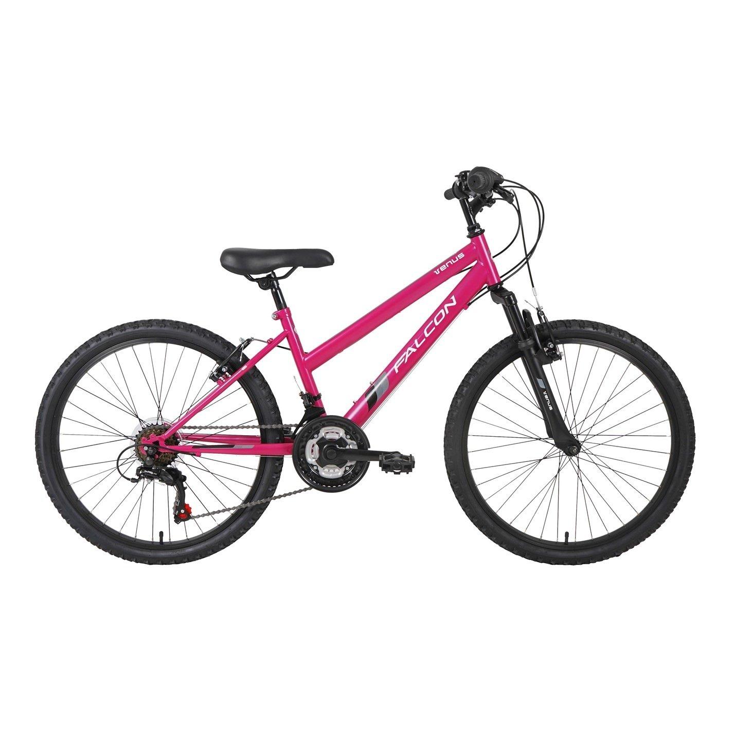 Pink - Falcon Cycles - Falcon Venus 24 Kids Mountain Bike - 1