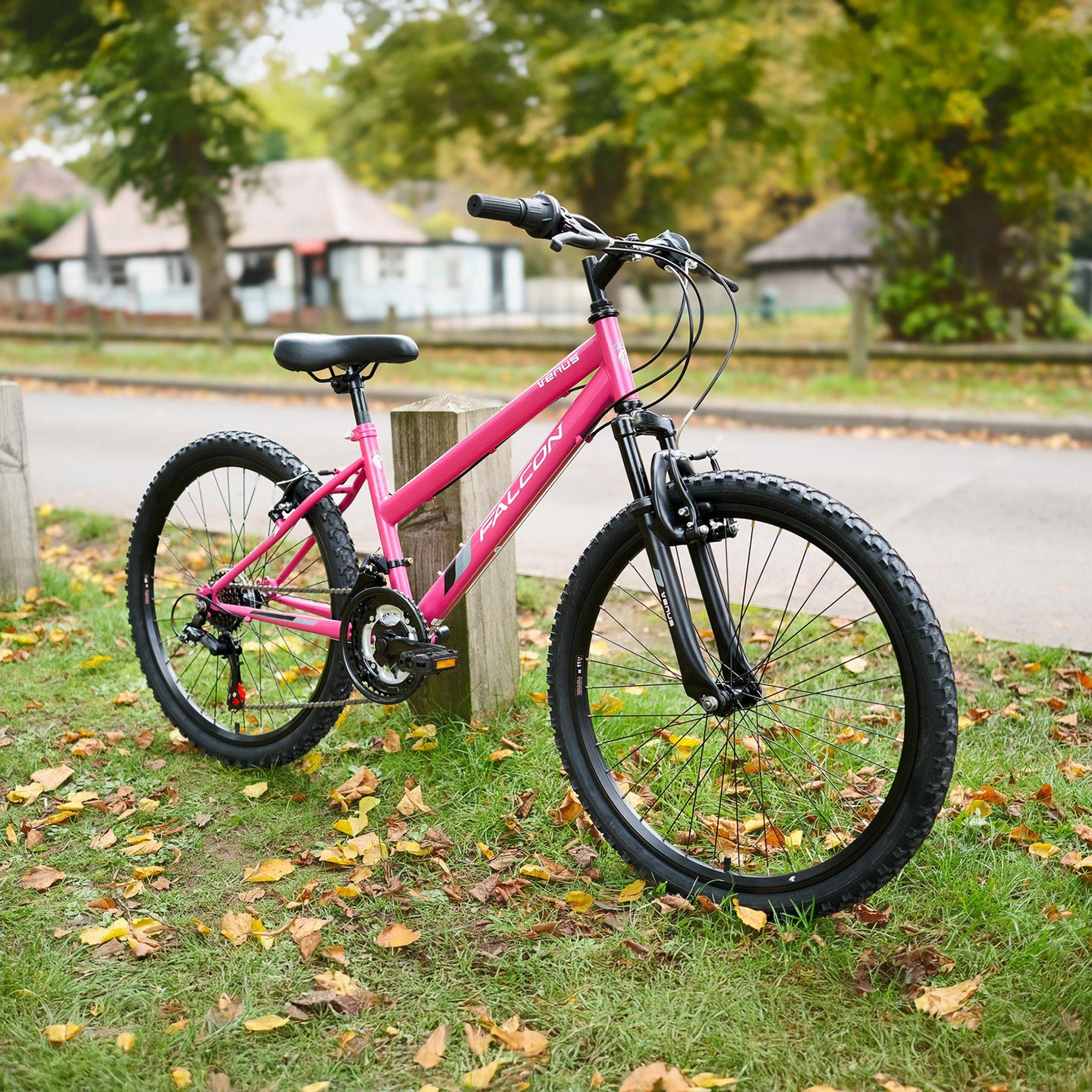 Pink - Falcon Cycles - Falcon Venus 24 Kids Mountain Bike - 2
