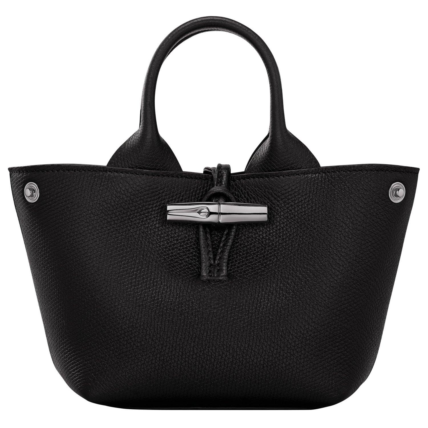 Black - Longchamp - Women's Top Handle Bag - 3