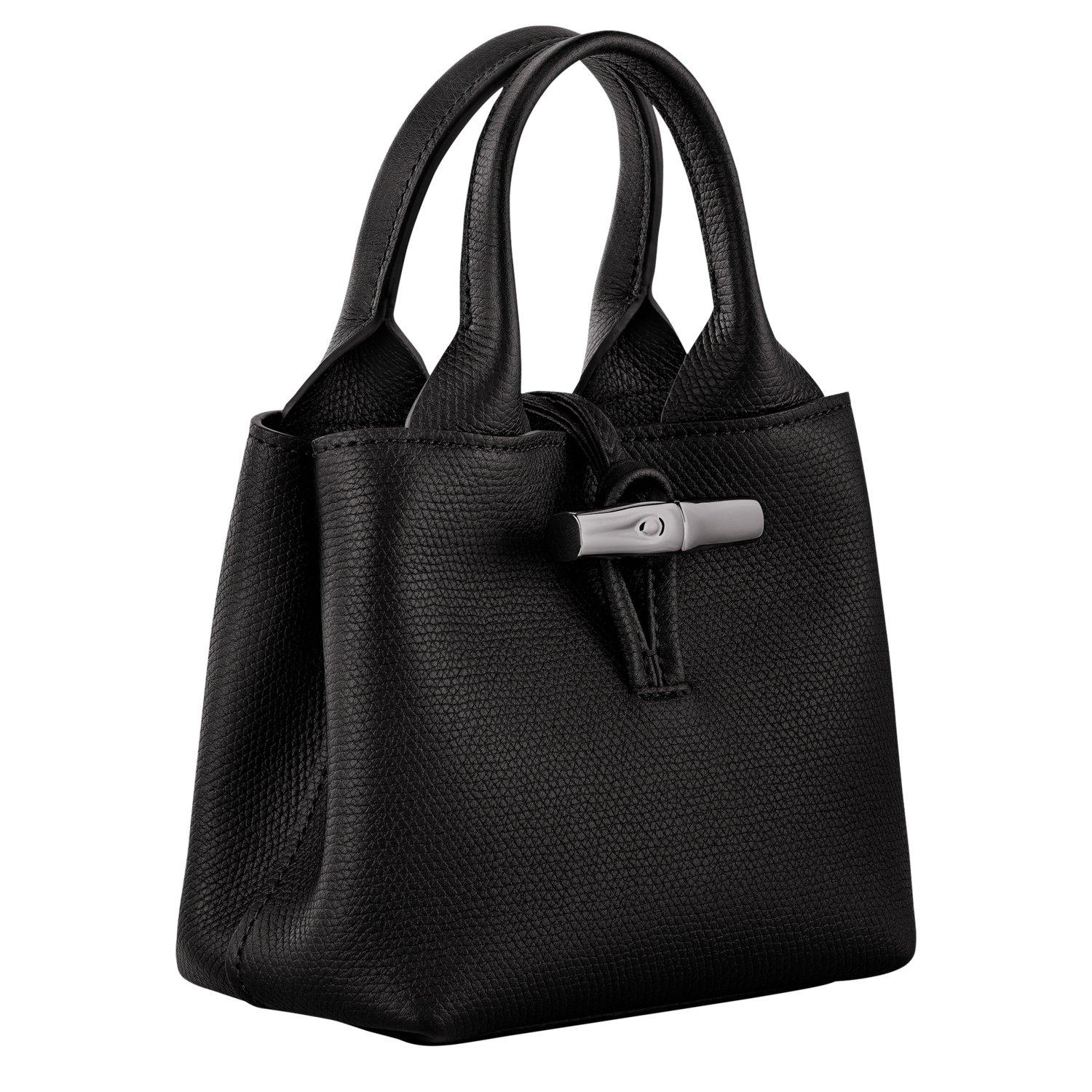 Black - Longchamp - Women's Top Handle Bag - 4