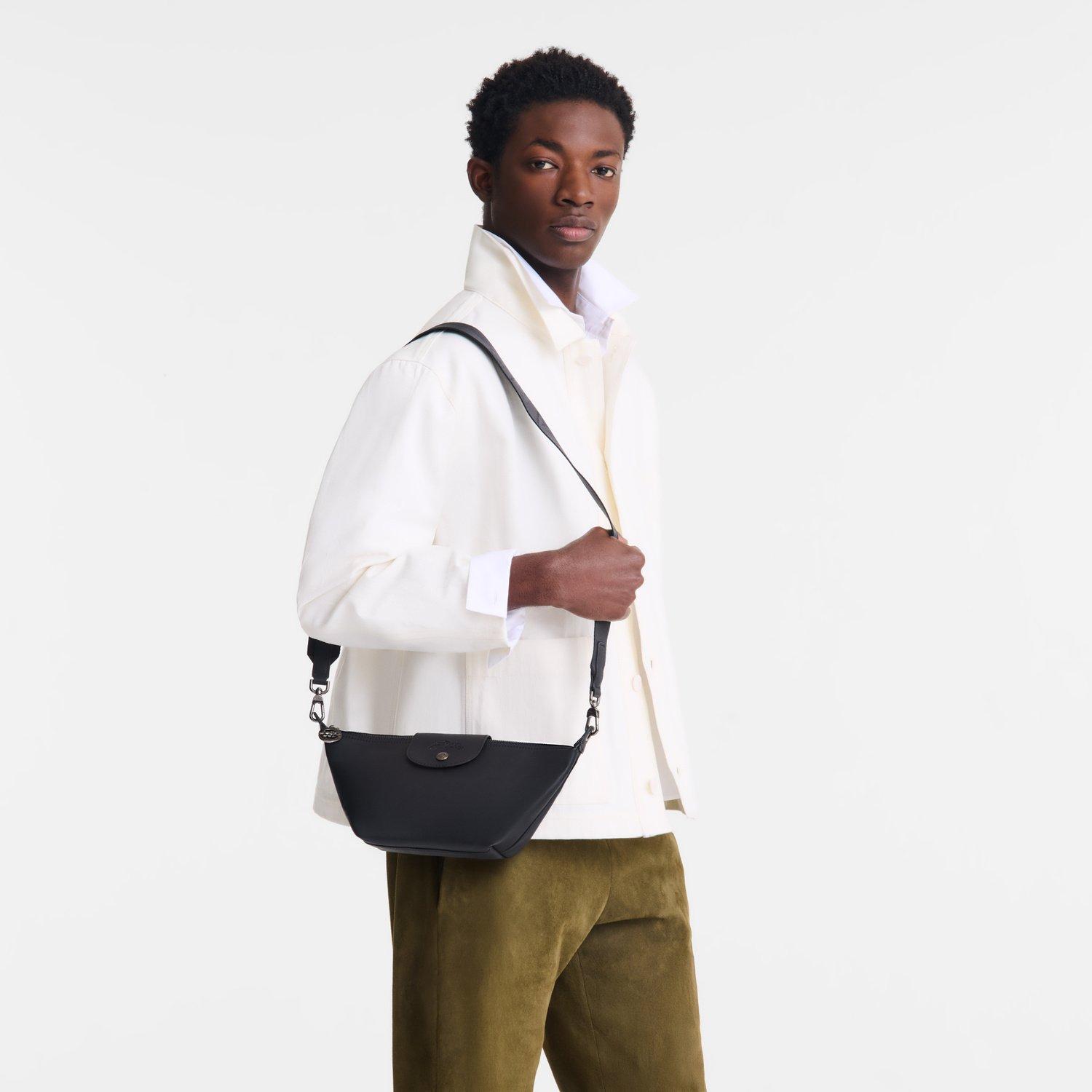 Black - Longchamp - Women's Crossbody Bag - 6