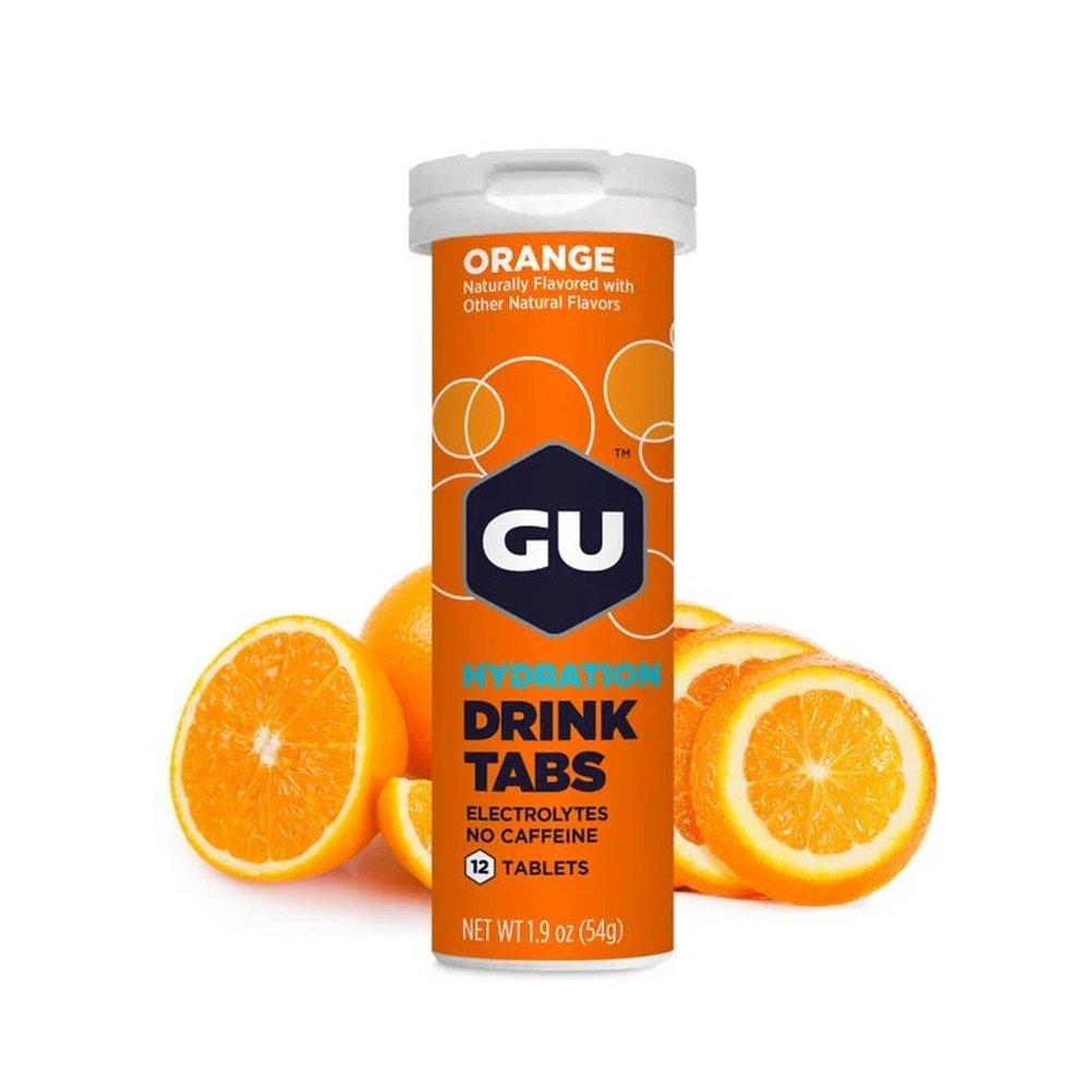 Orange - GU - Gu Hydration Drink Tablets - (Box - 8 tubes)