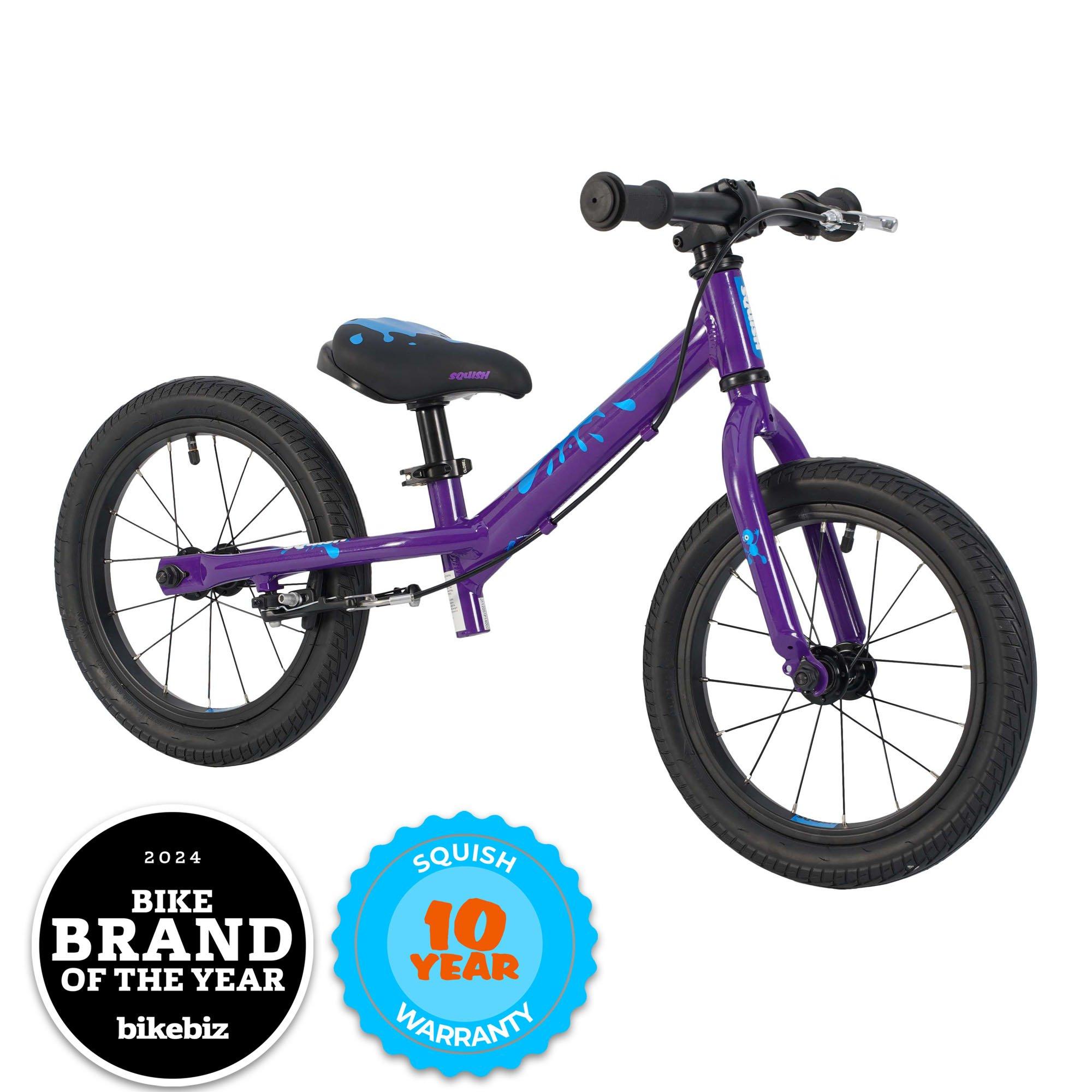 Purple - Tandem Group Cycles - Squish Kids Balance Bike Purple - 3