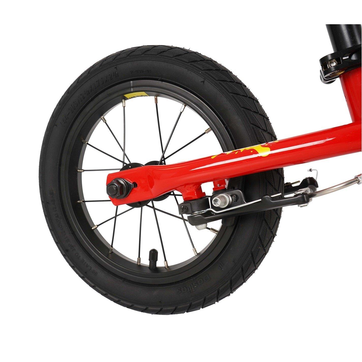 Red - Tandem Group Cycles - 12 Kids Red Balance Bike - 5