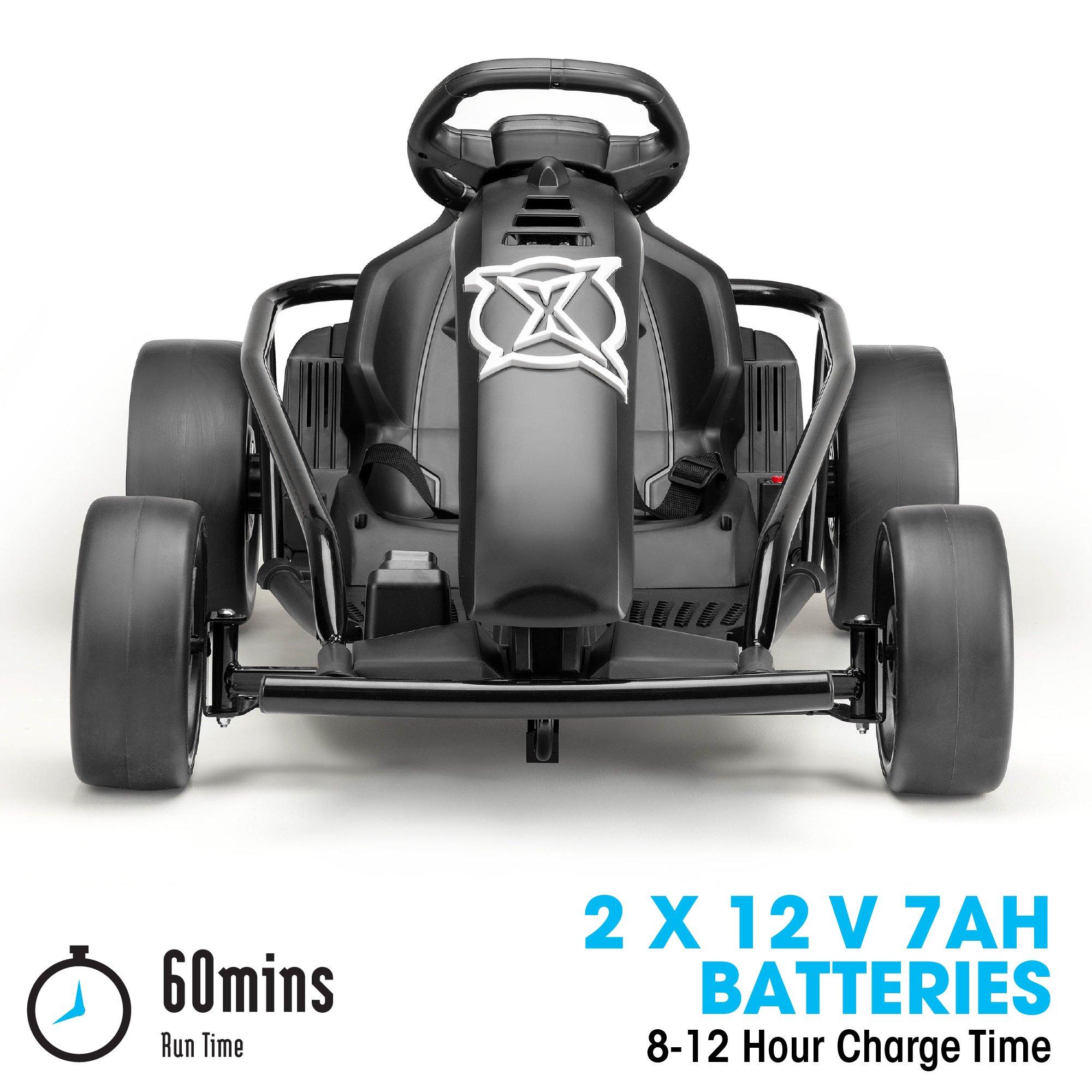 Black - Xootz - Comet Electric Go Kart - 4