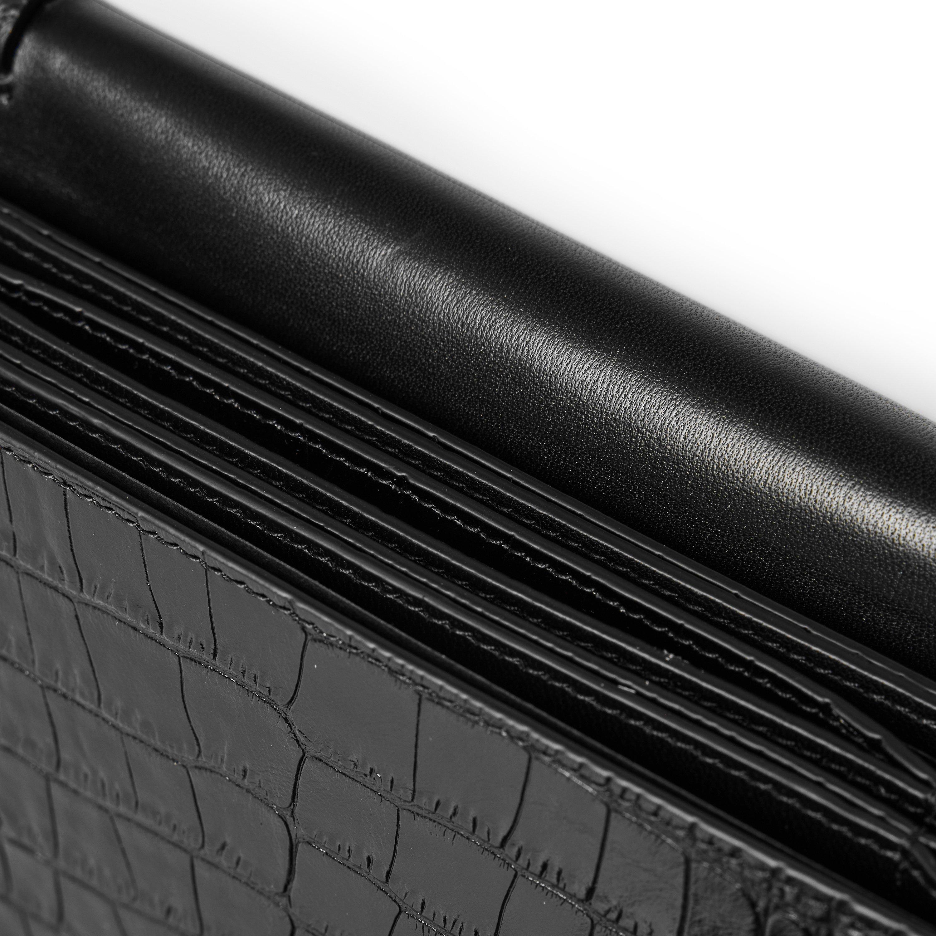 Black - Tom Ford - TF Croc Mini Bag Ld64 - 4