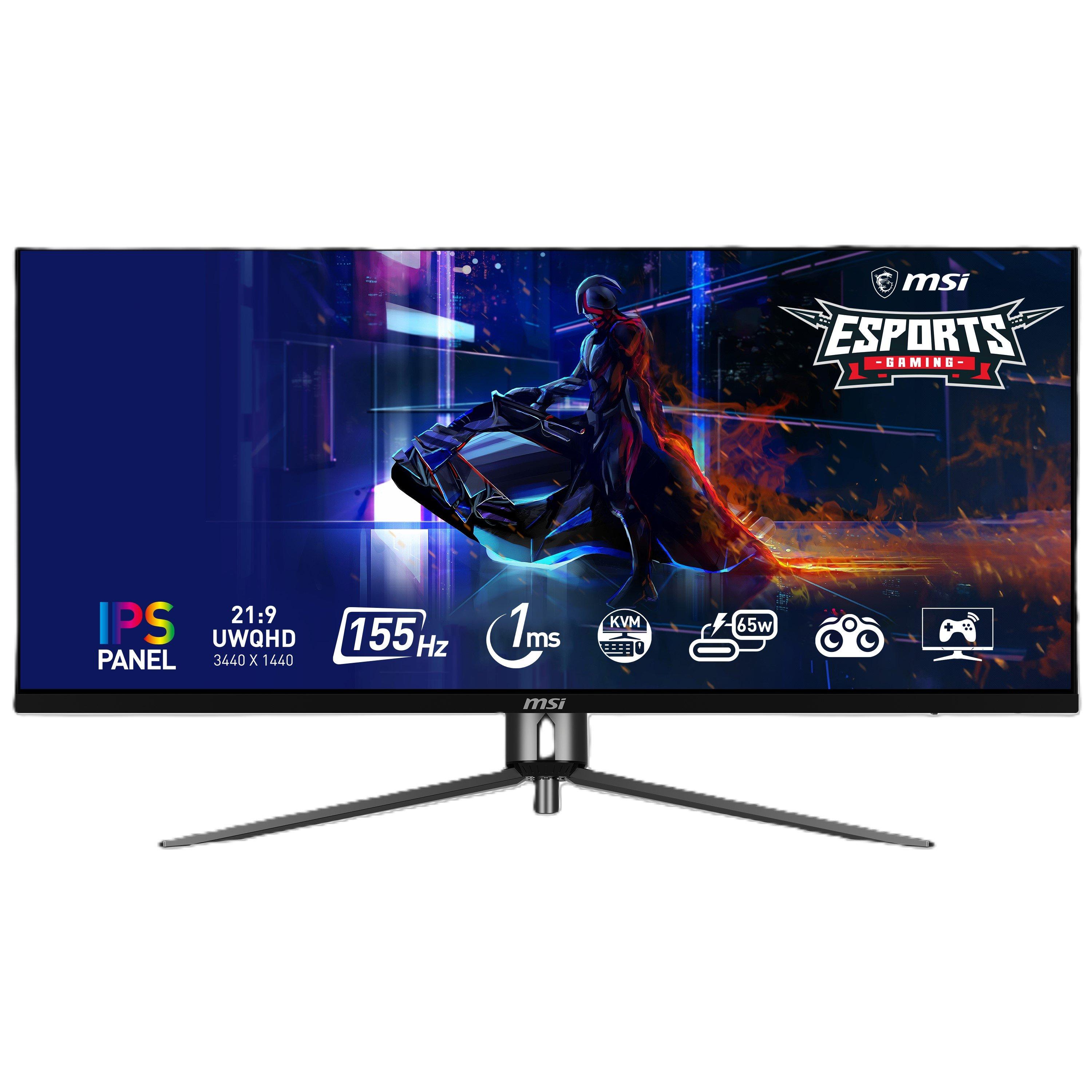 Black - MSI - MAG401QR 40 Inch UWQHD 155Hz Gaming monitor - 1