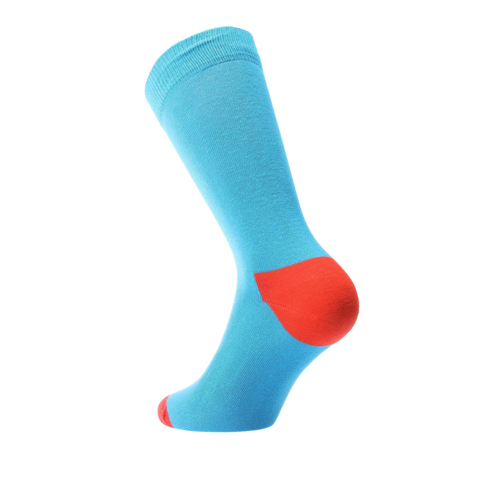 Turquoise - Happy Socks - Embroidery Hot Dog Socks - 2