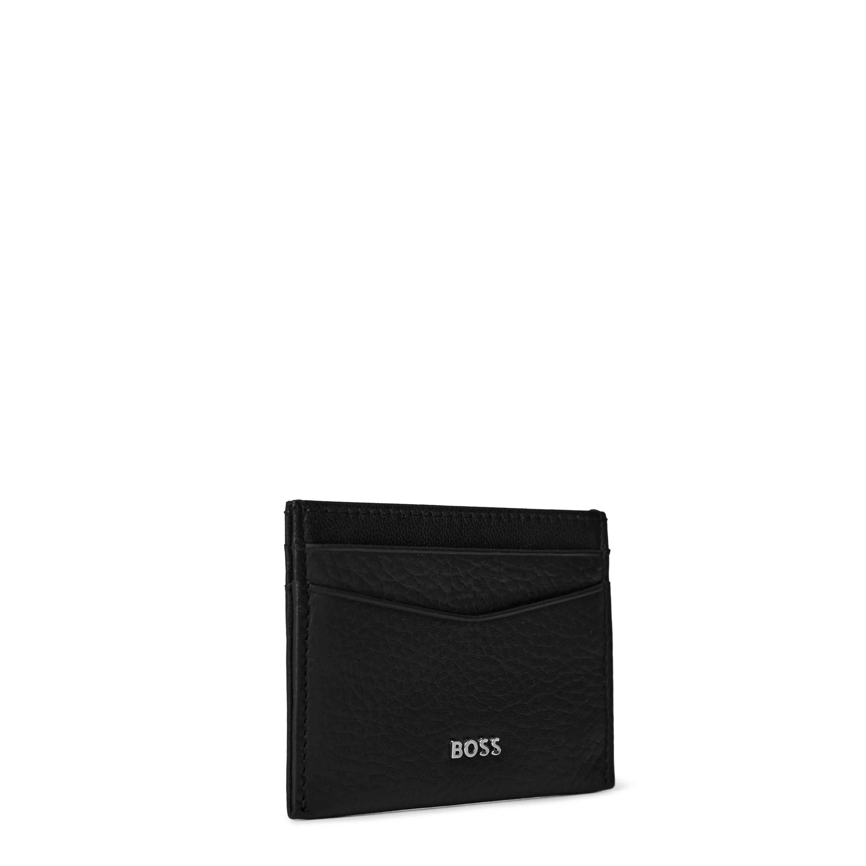 Black 001 - Boss - Men's Crosstown Premium Leather Card Holder - 2