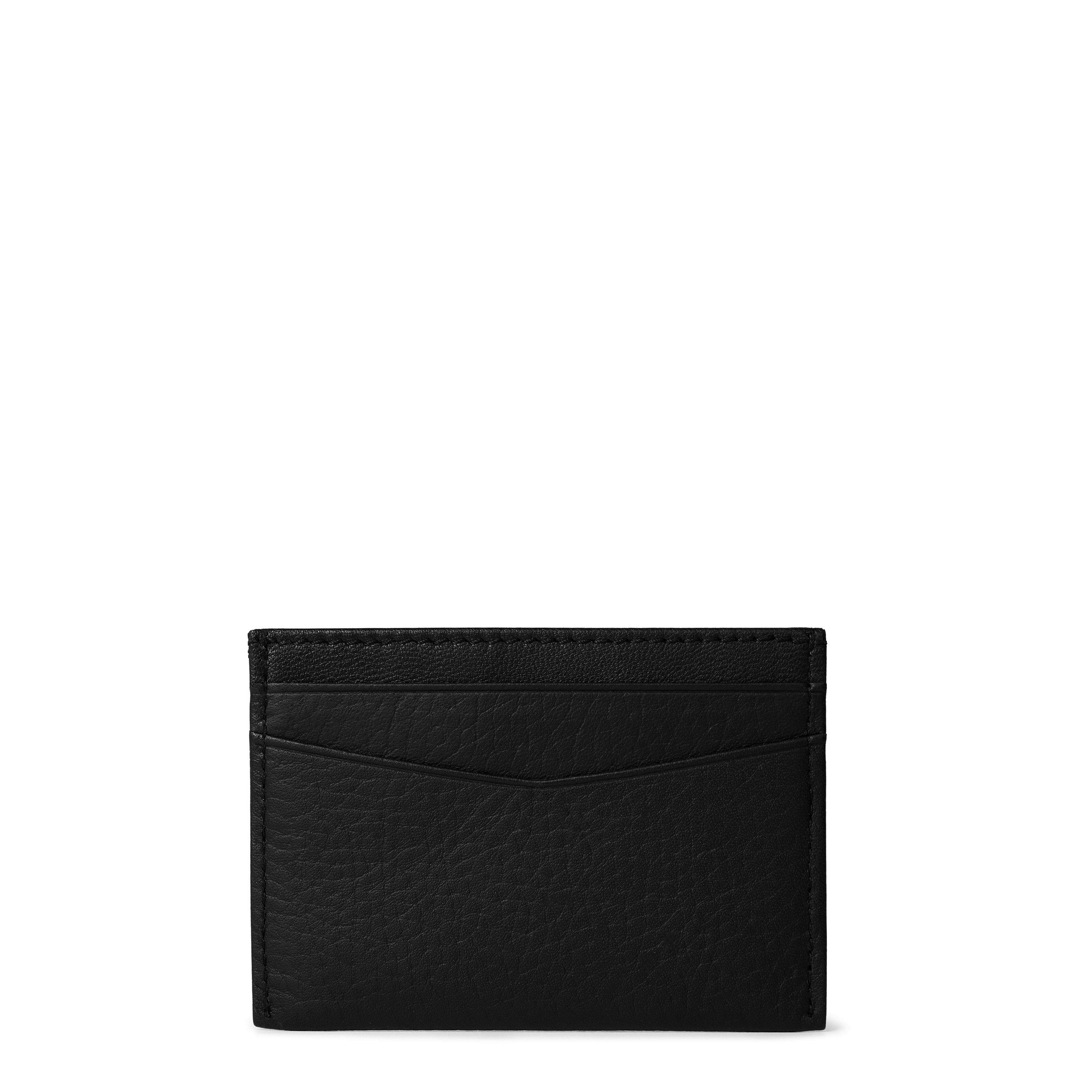 Black 001 - Boss - Men's Crosstown Premium Leather Card Holder - 3