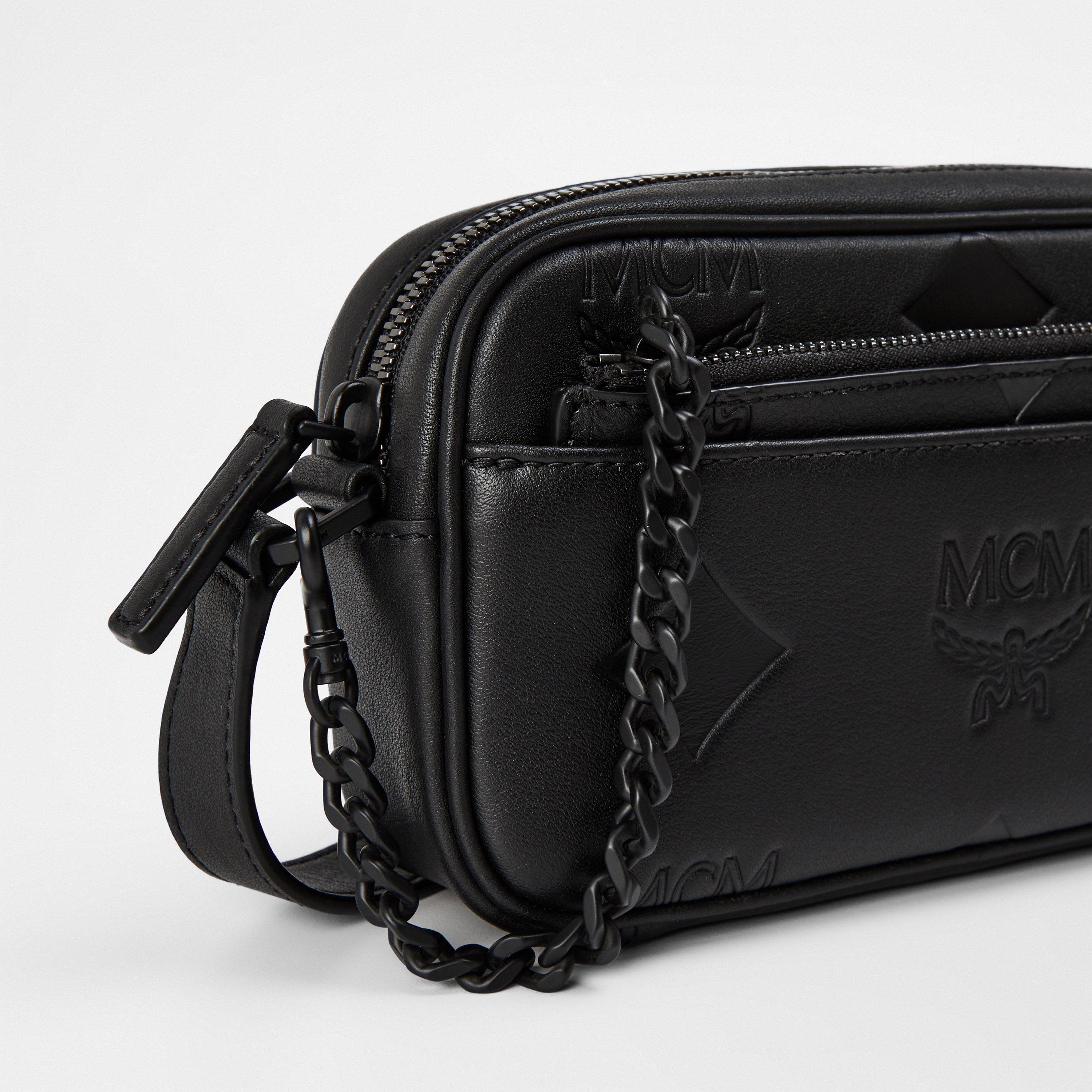 Black - MCM - Men's Aren Cross Body Bag - 4