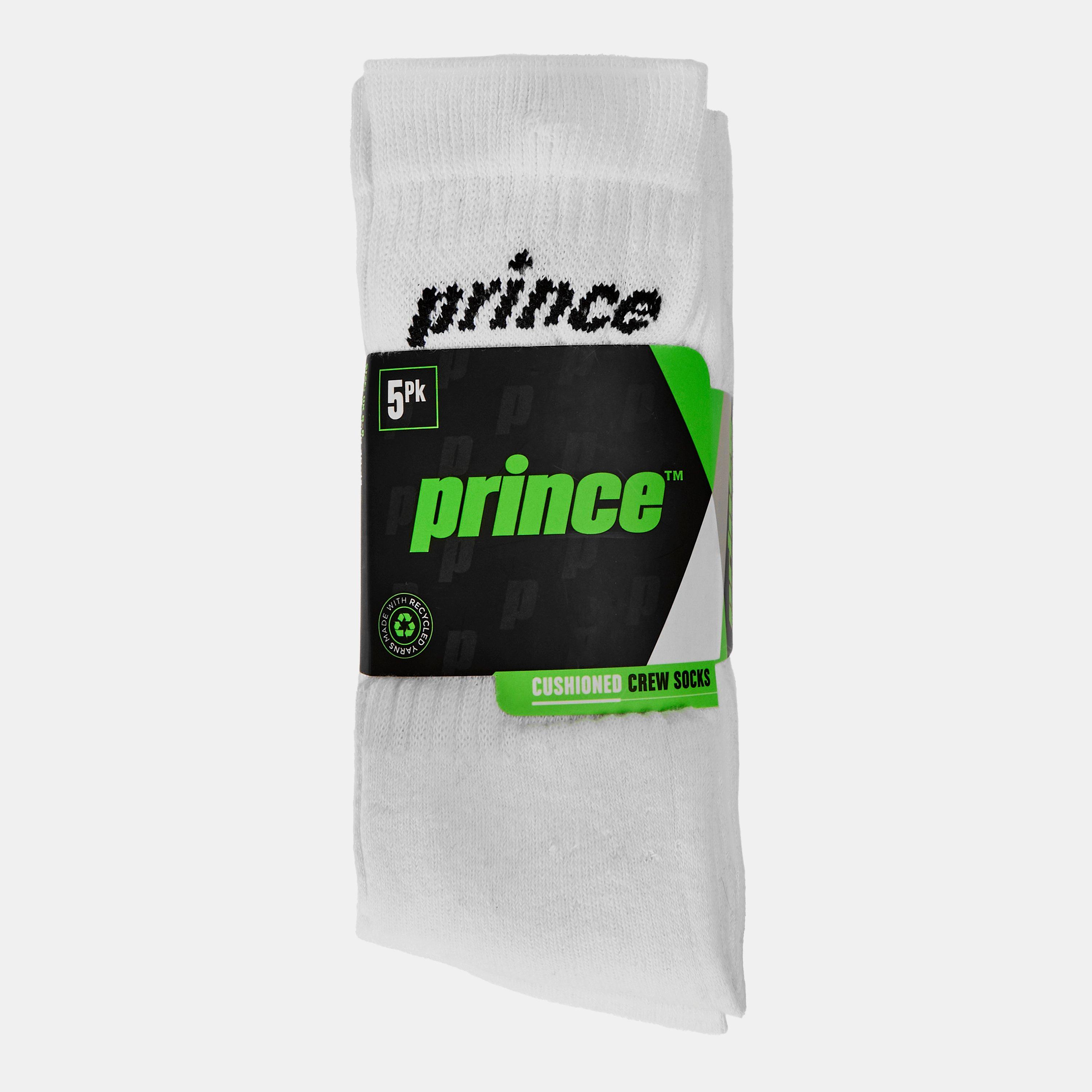 White - Prince - 5Pk Socks Mens - 2